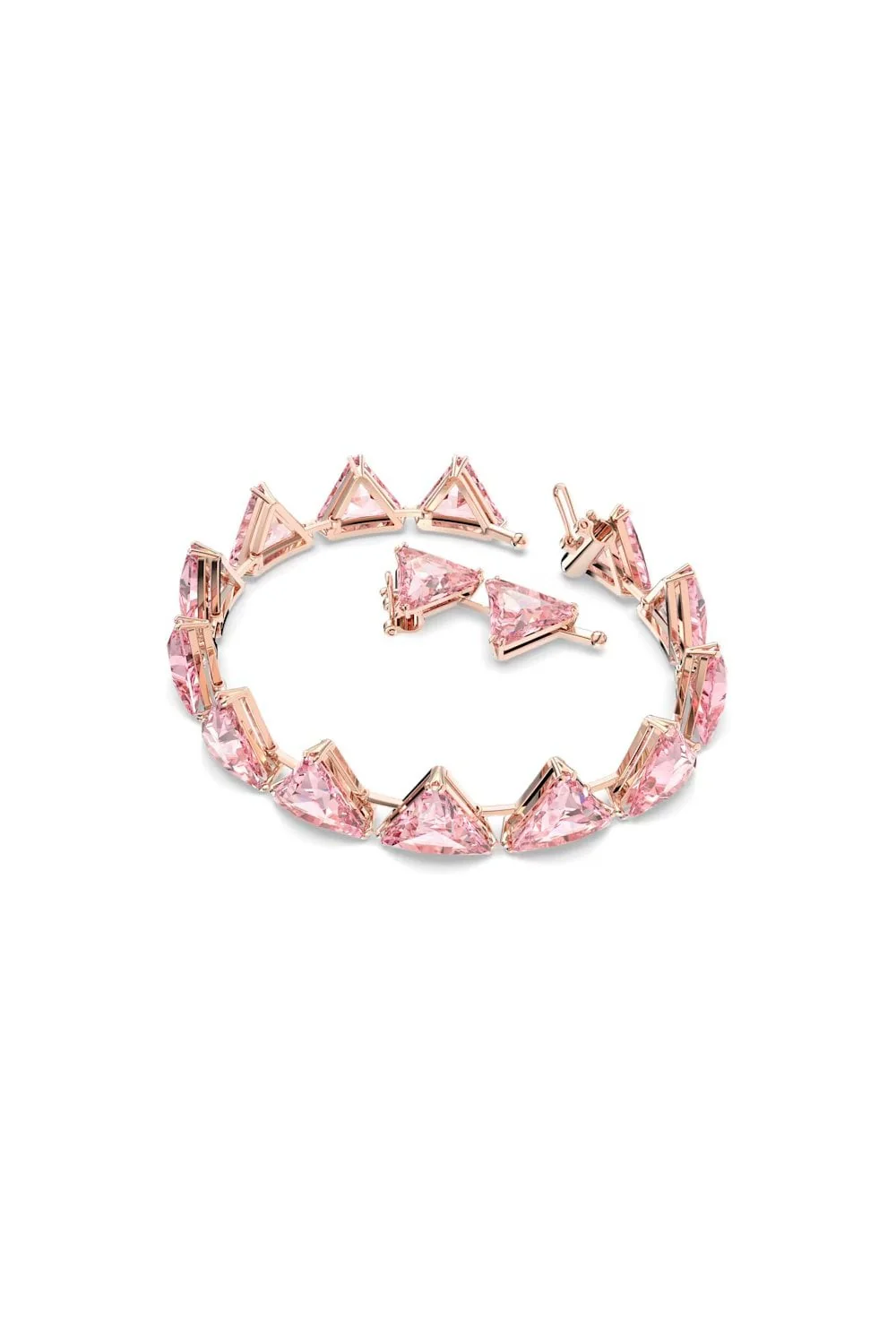 Swarovski Ortyx Pink Triangle Bracelet - Image 4