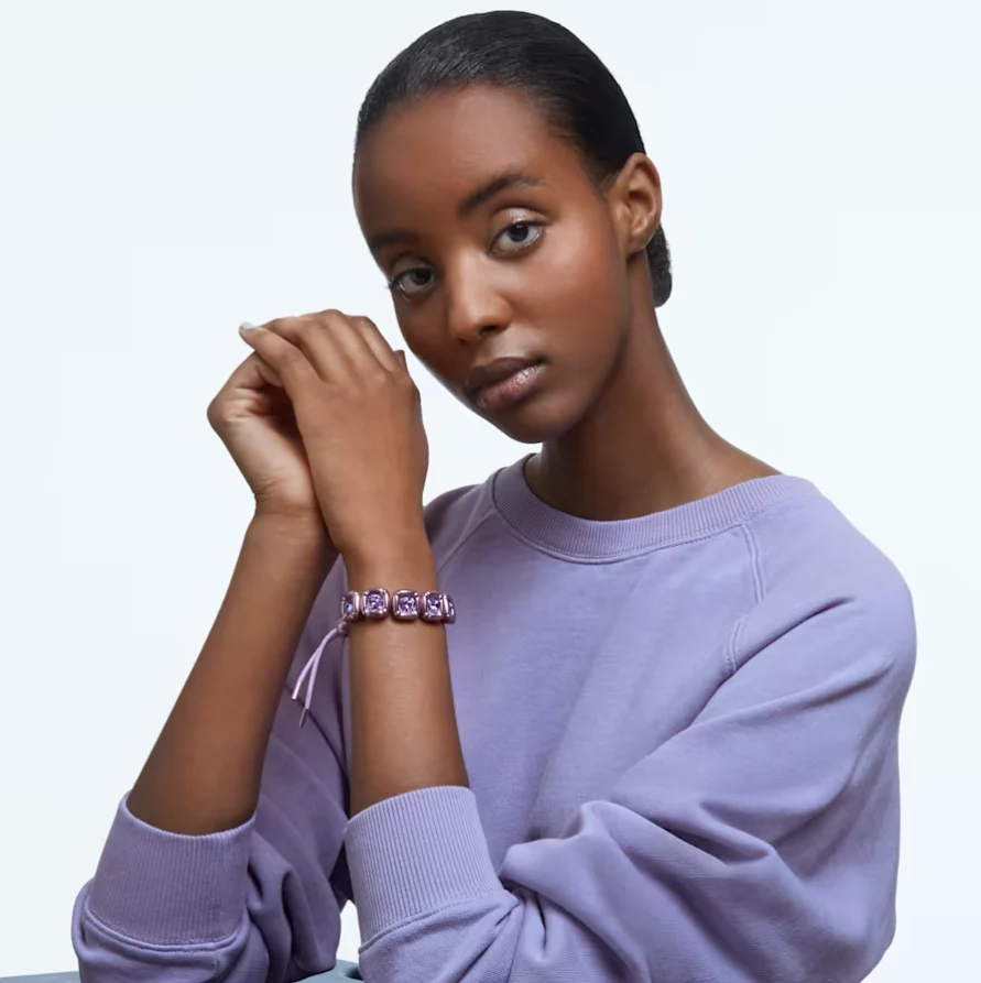 Swarovski Purple Dulcis Bracelet - Image 4