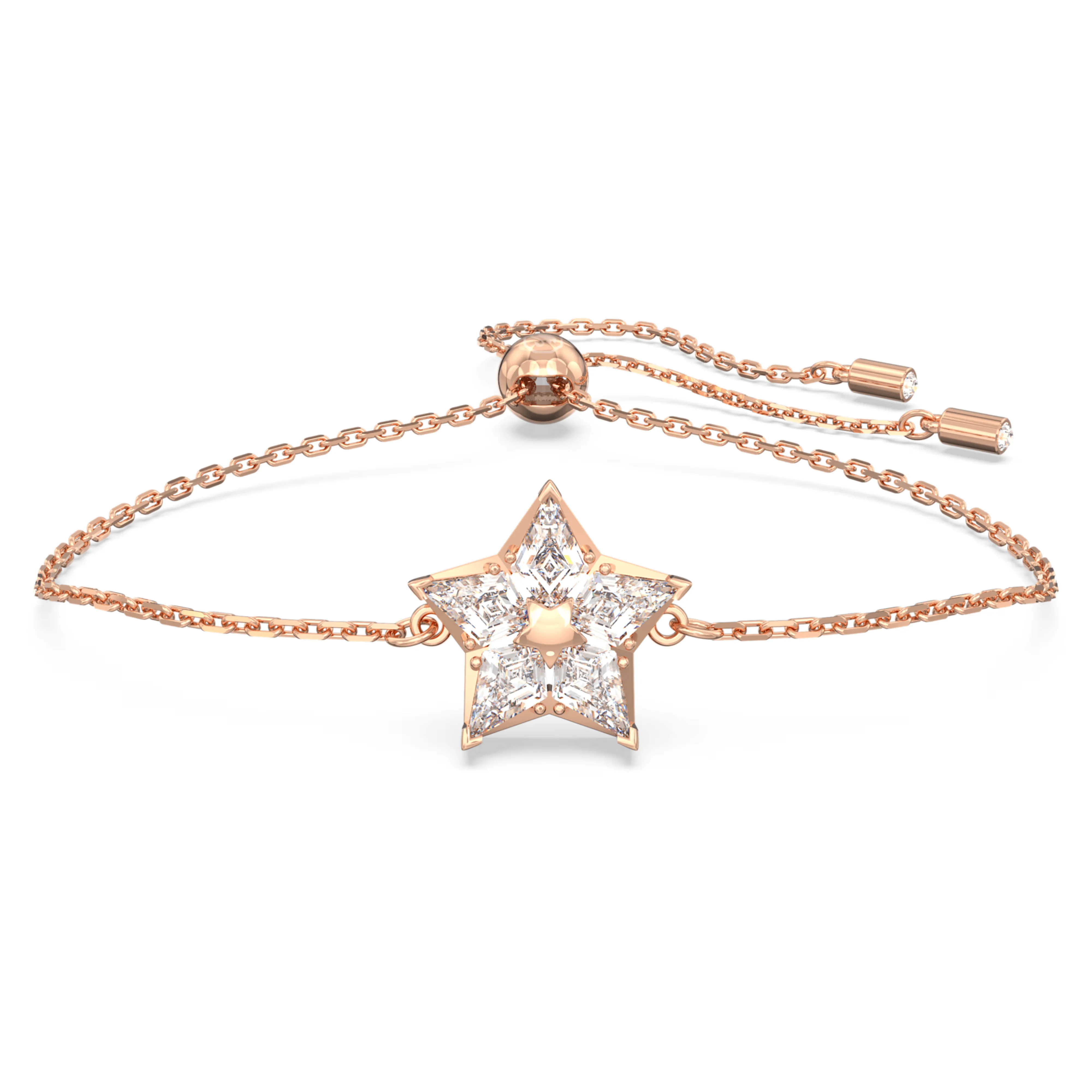 Swarovski Stella Star Bracelet Kite Cut White Rose Gold-Tone Plated - Image 3