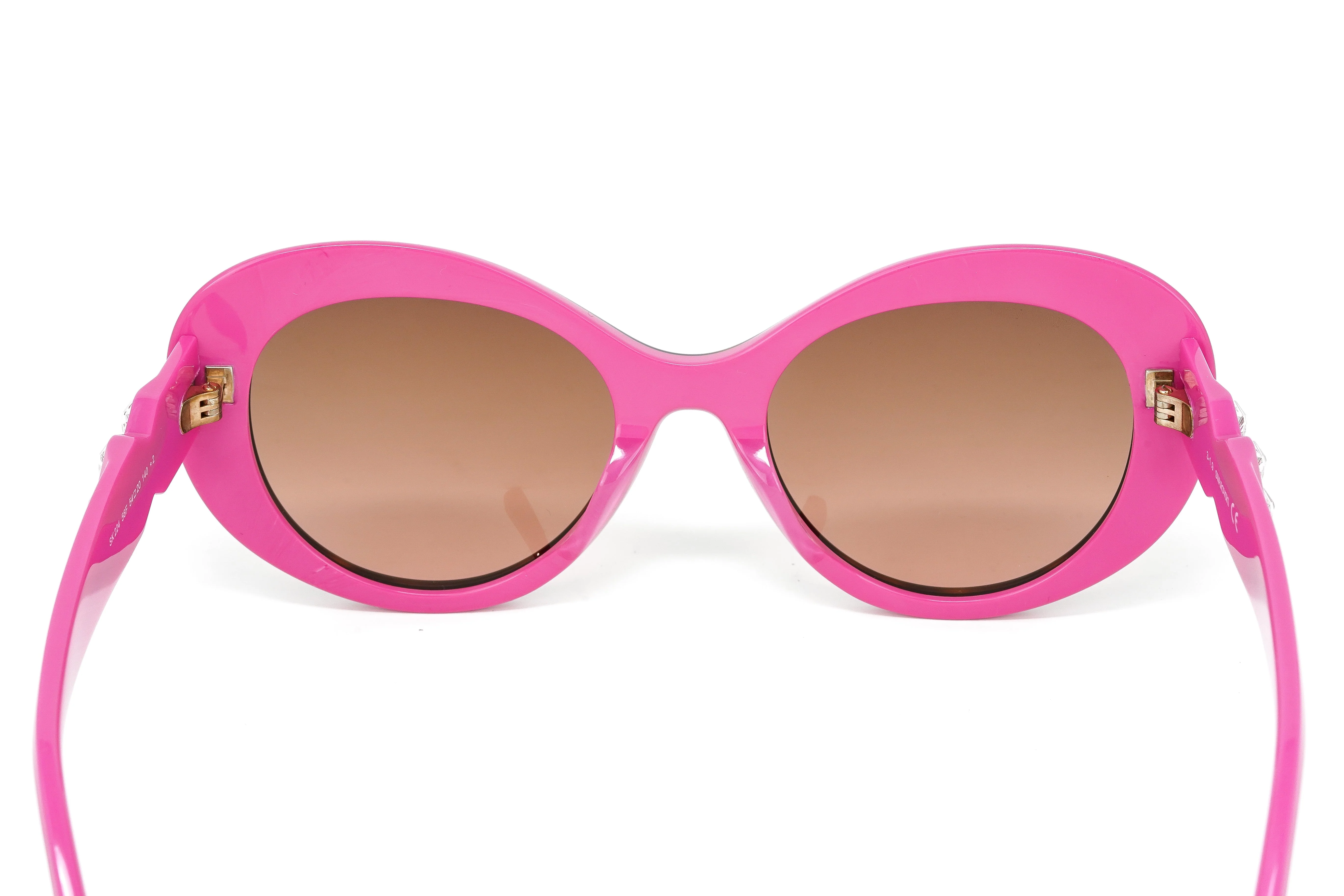 Swarovski Women's Sunglasses Oval Cat Eye Tortoise Pink - Image 6
