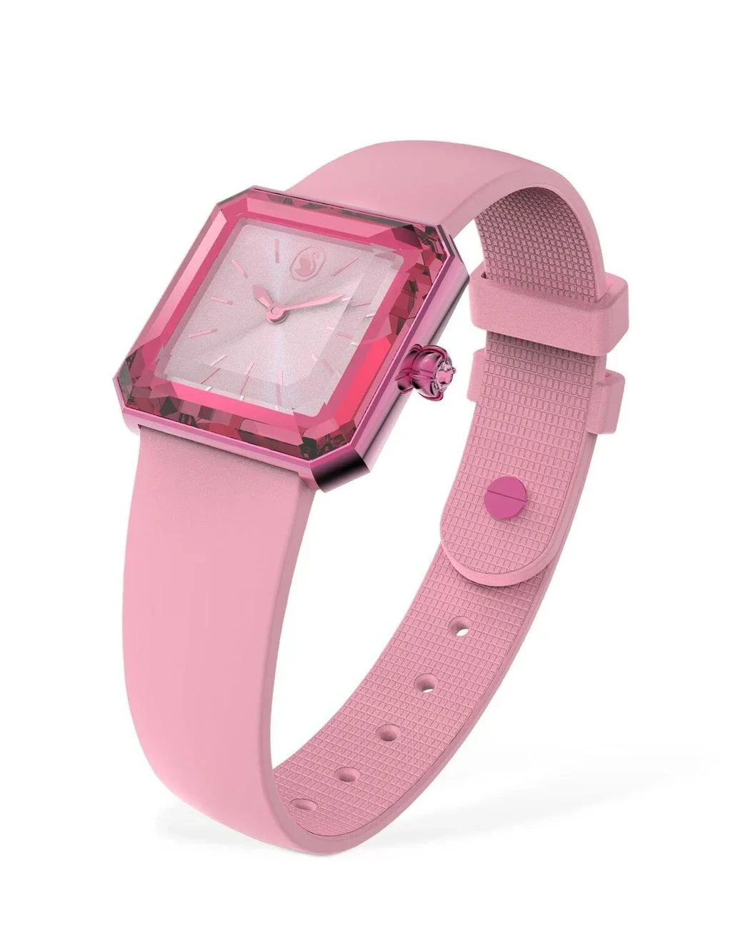 Swarovski Watch Lucent with Silicone Strap Pink - Image 2