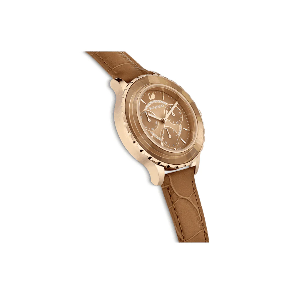 Swarovski Watch Octea Lux Chrono Brown - Image 4