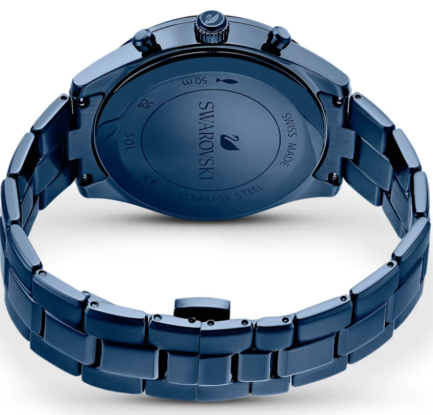 Swarovski Watch Octea Lux Sport Blue PVD - Image 3
