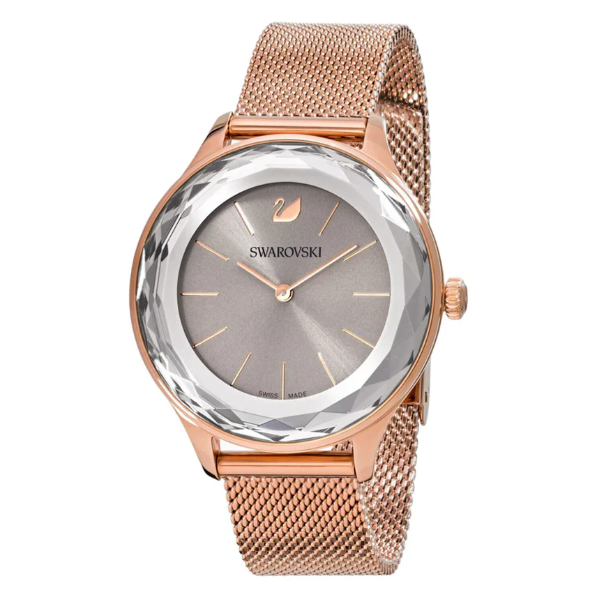 Swarovski Watch Octea Nova Mini Rose Gold Mesh