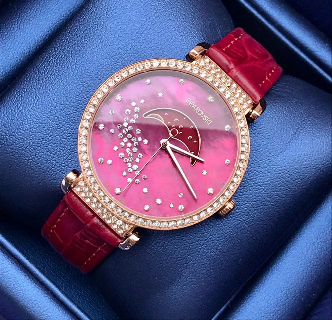 Swarovski Watch Passage Moon Phase Red - Image 9