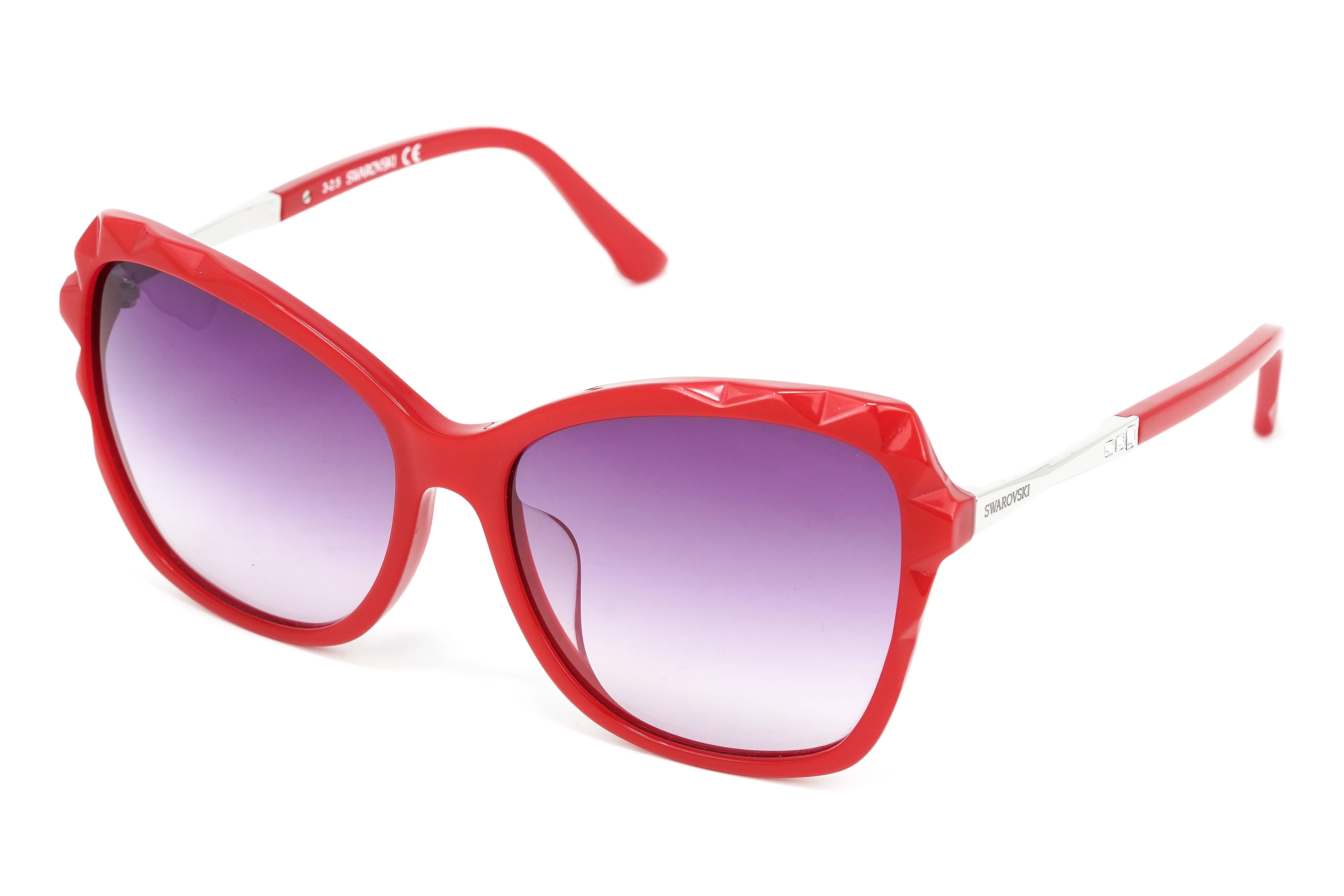 Swarovski Women's Flavia Sunglasses Cat Eye Red - Image 2