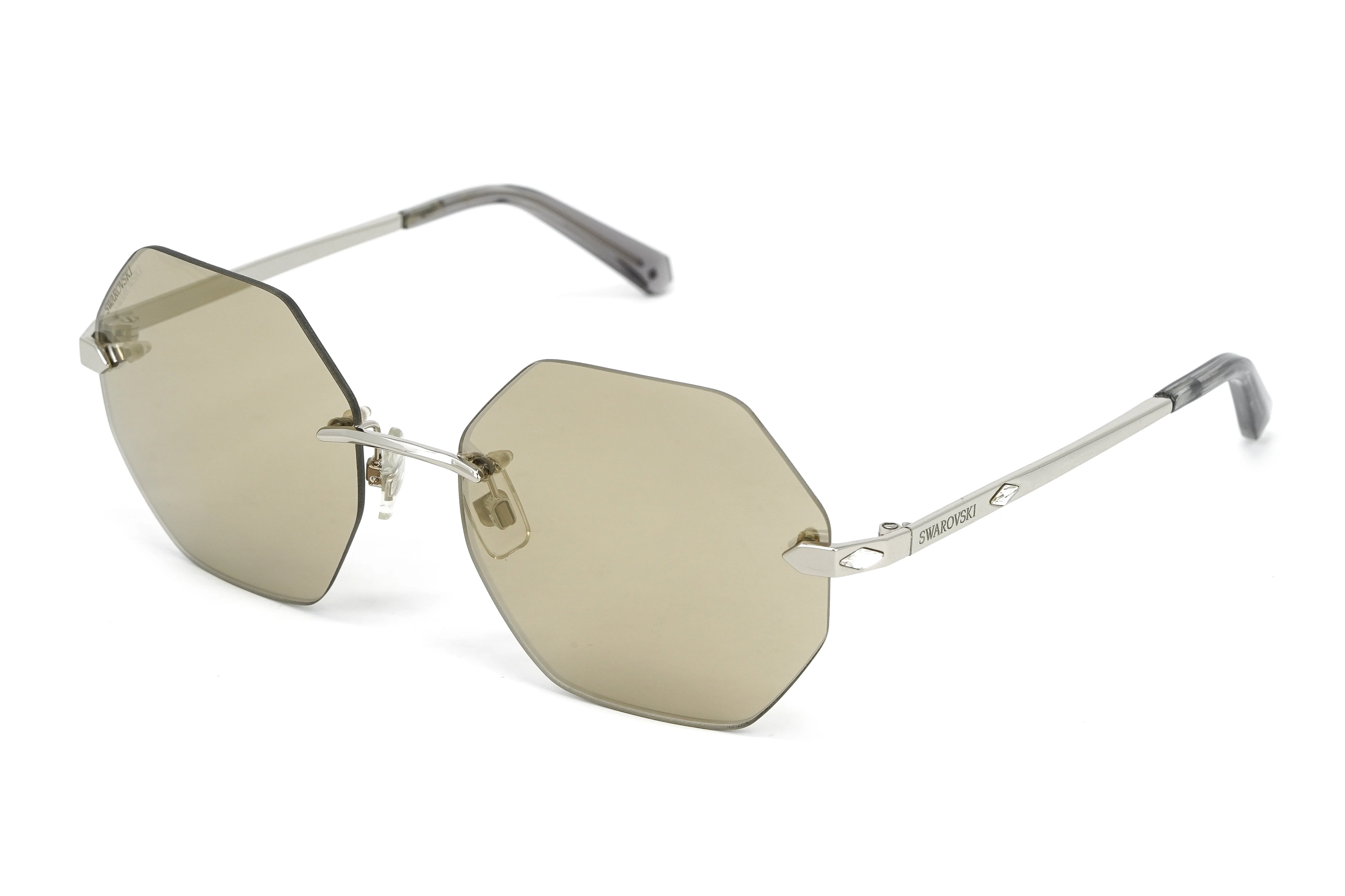 Swarovski Women's Sunglasses Hexagon Mirrored - Image 2