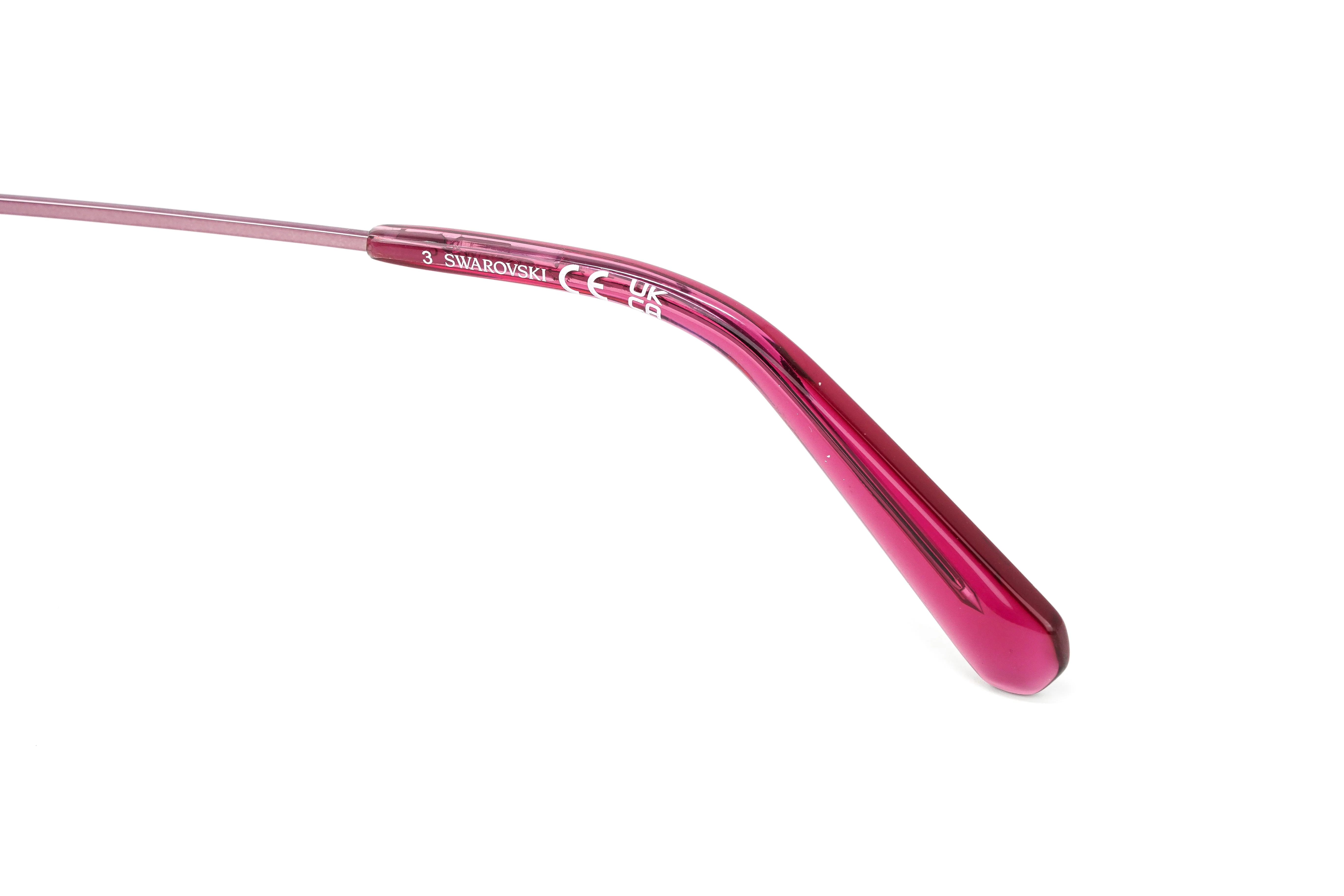 Swarovski Women's Sunglasses Irregular Pink Mirrored - Image 3