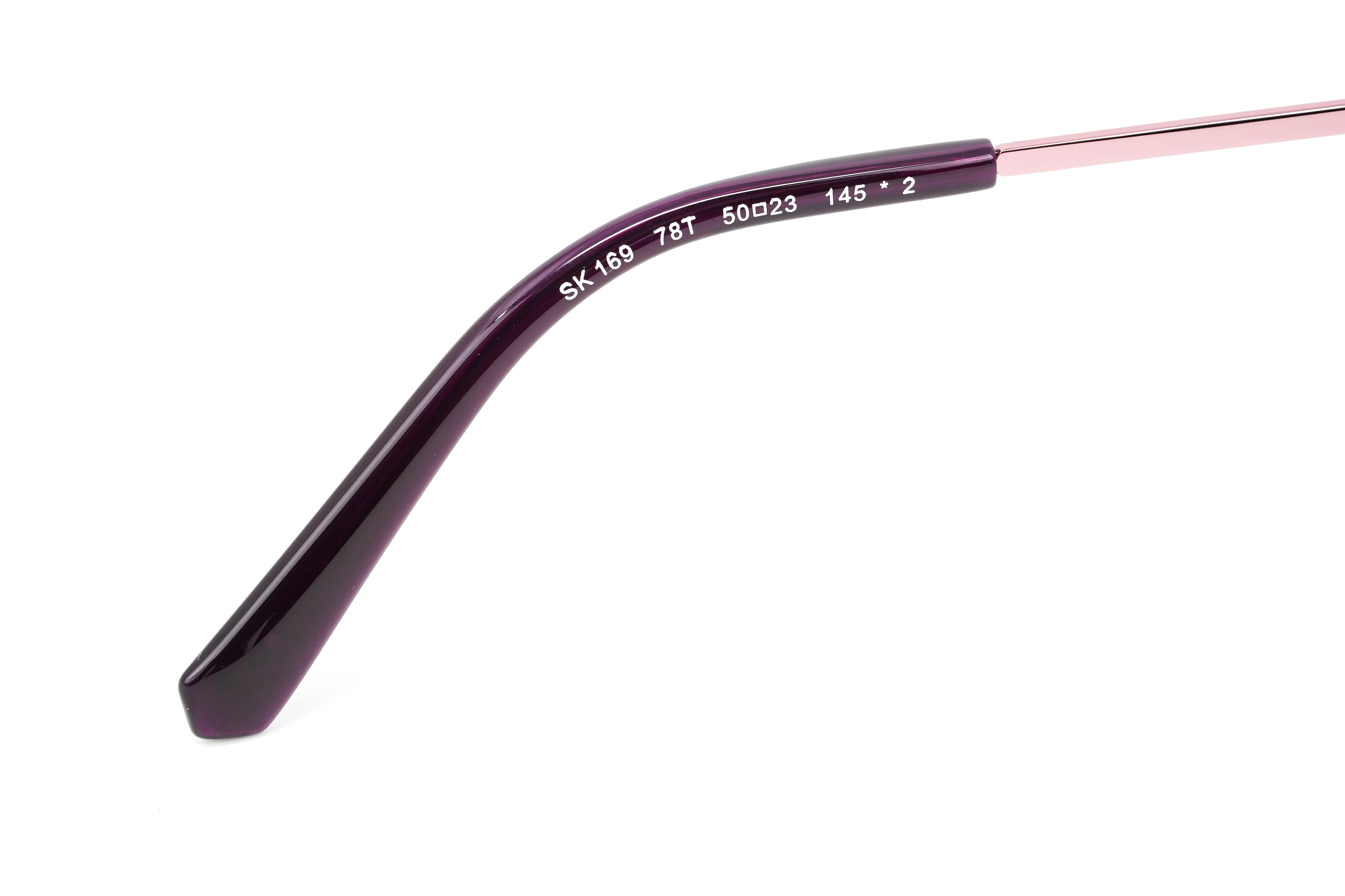 Swarovski Women's Sunglasses Round Cat Eye Deep Purple SK0169 78T - Image 4
