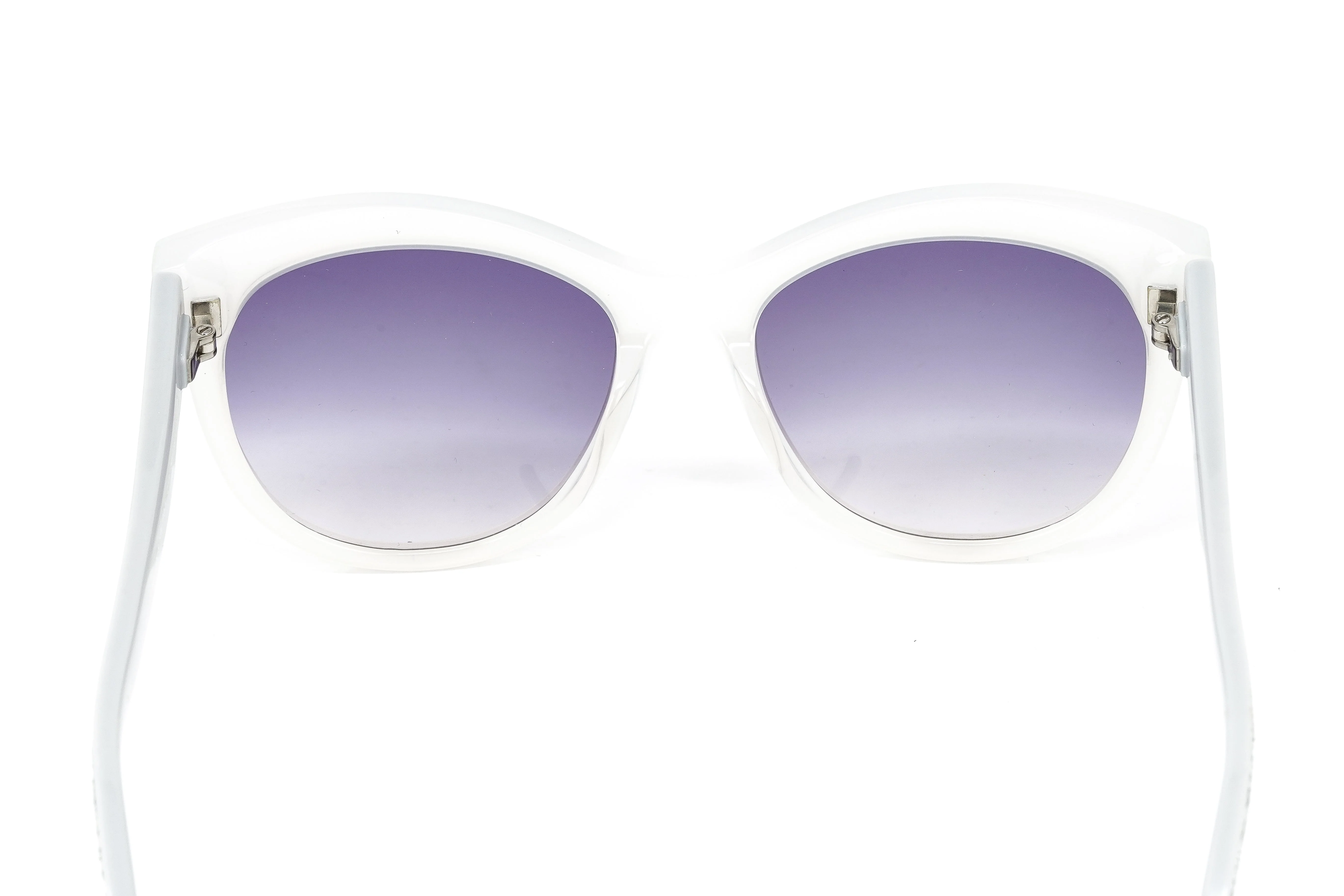 Swarovski Women's Fabulous Sunglasses Oval Cat Eye Translucent Grey - Image 6