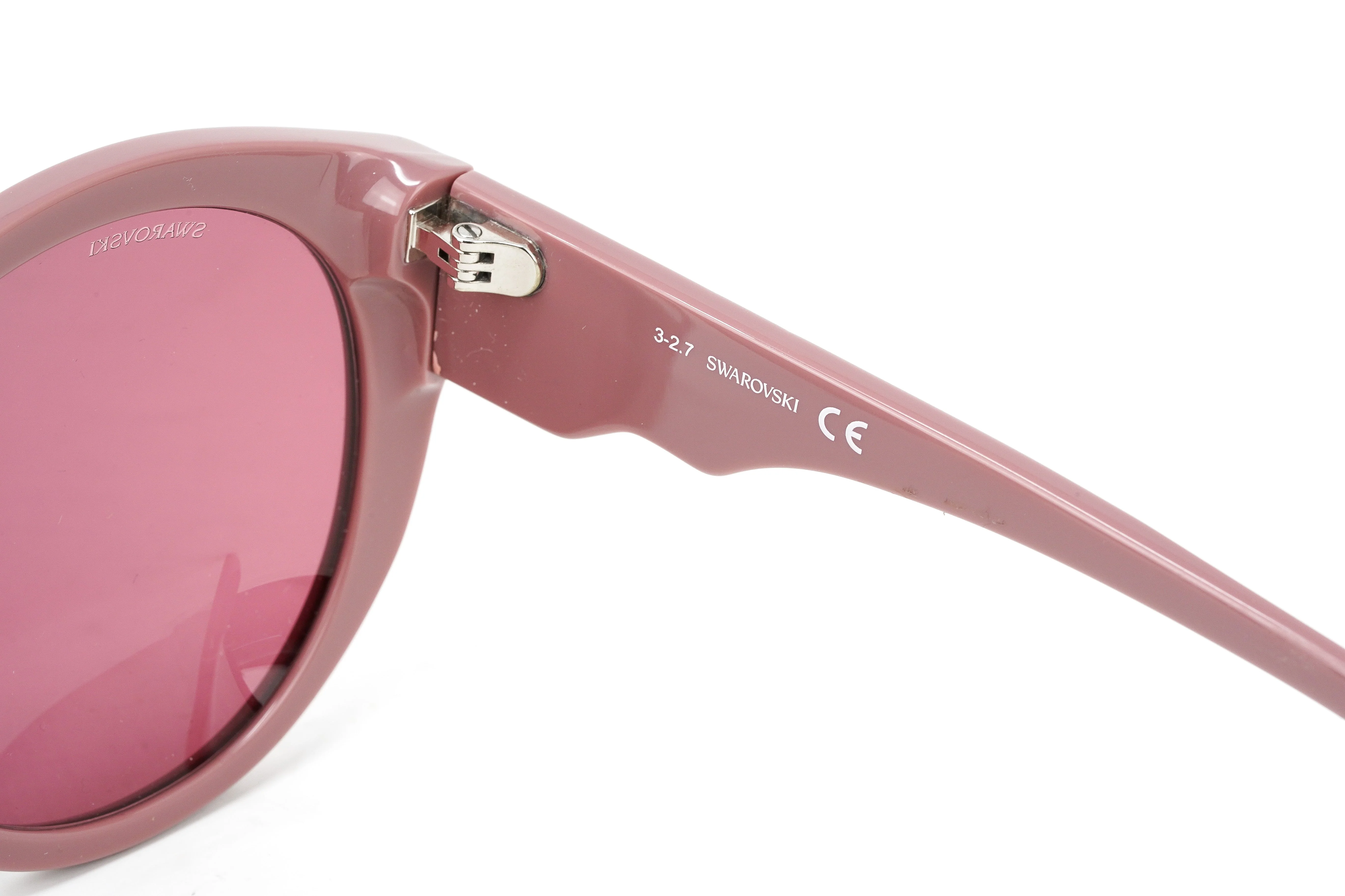 Swarovski Women's Sunglasses Round Cat Eye Thulian Pink - Image 3