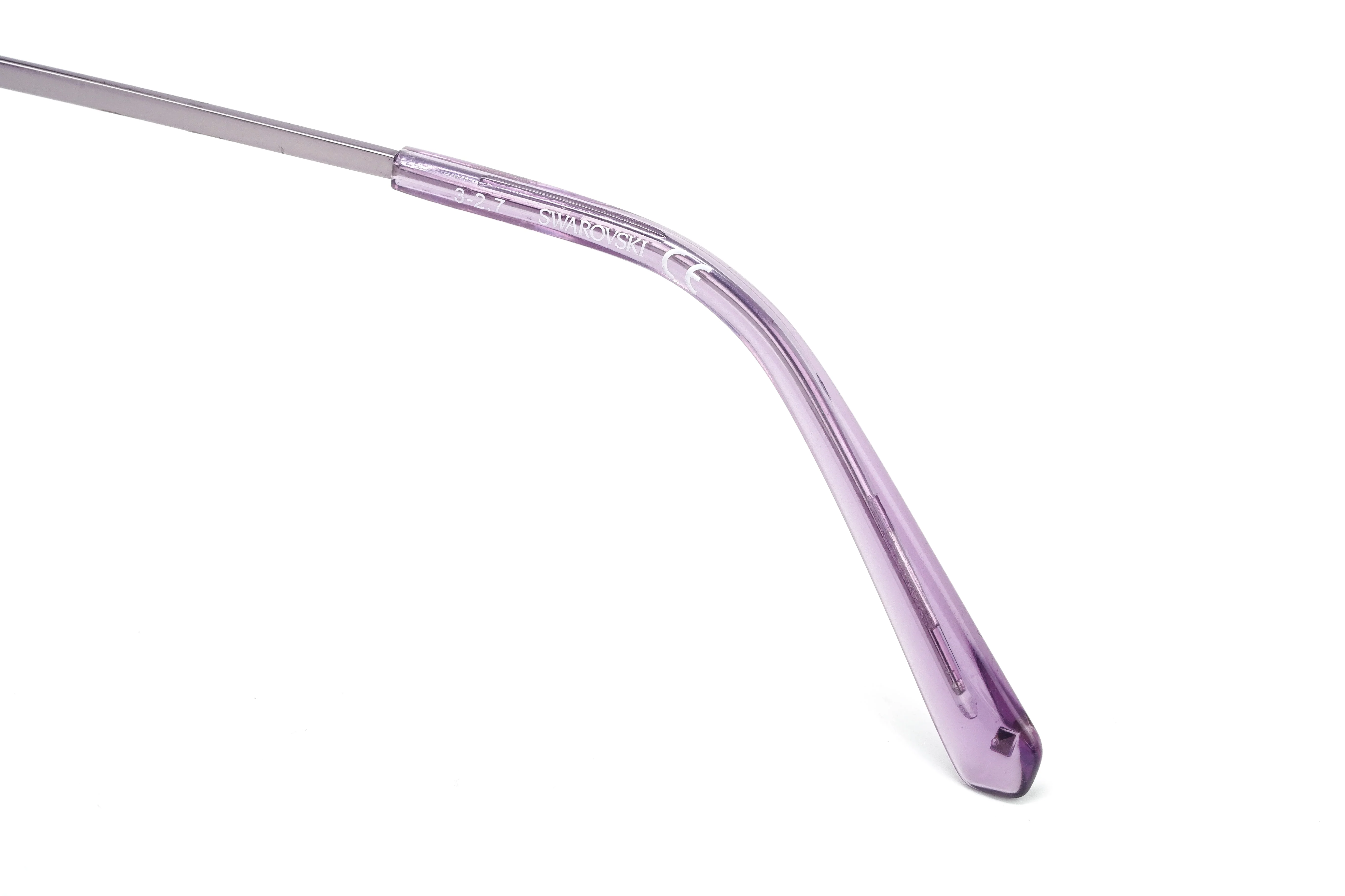 Swarovski Women's Sunglasses Round Cat Eye Violet - Image 3