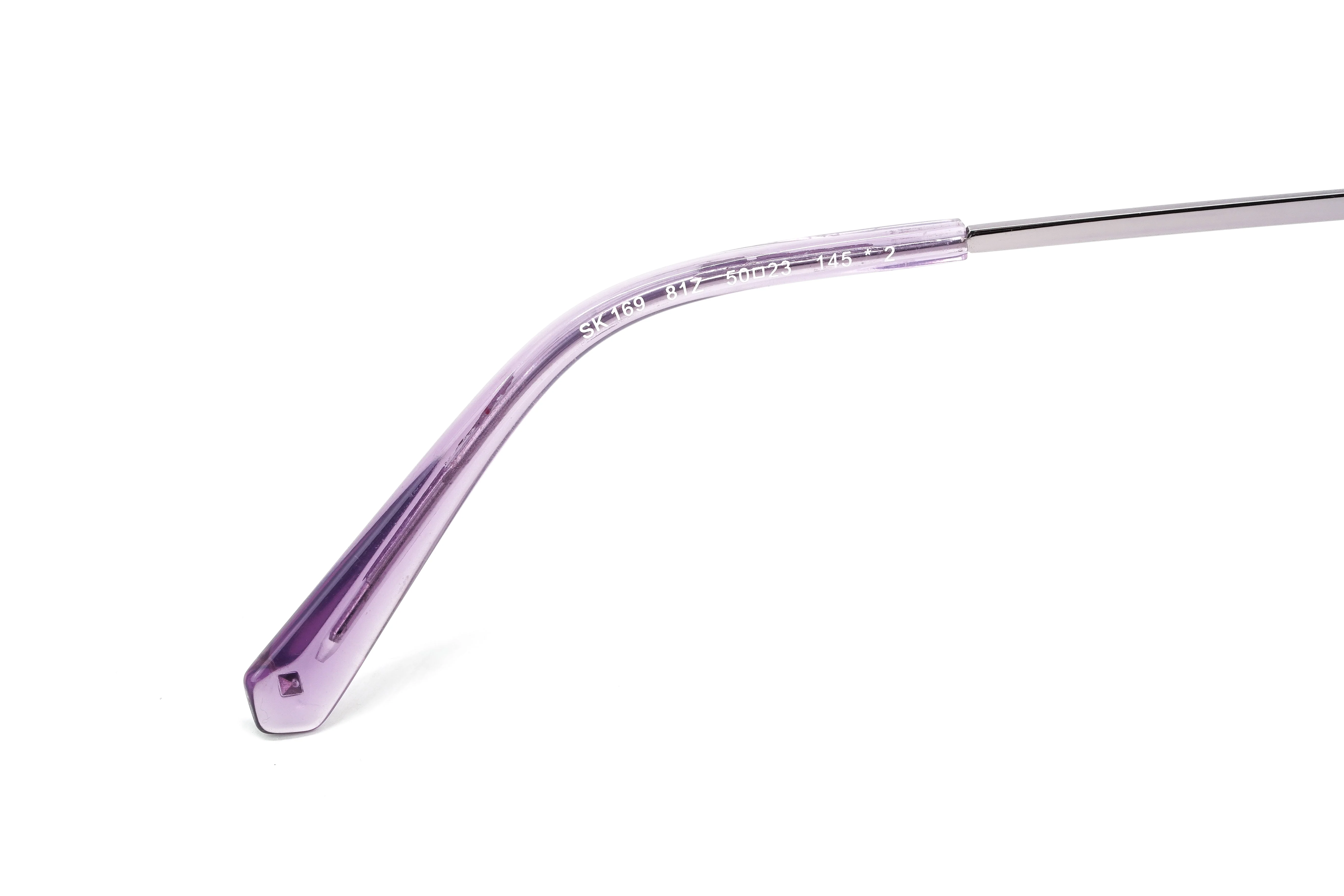 Swarovski Women's Sunglasses Round Cat Eye Violet - Image 4
