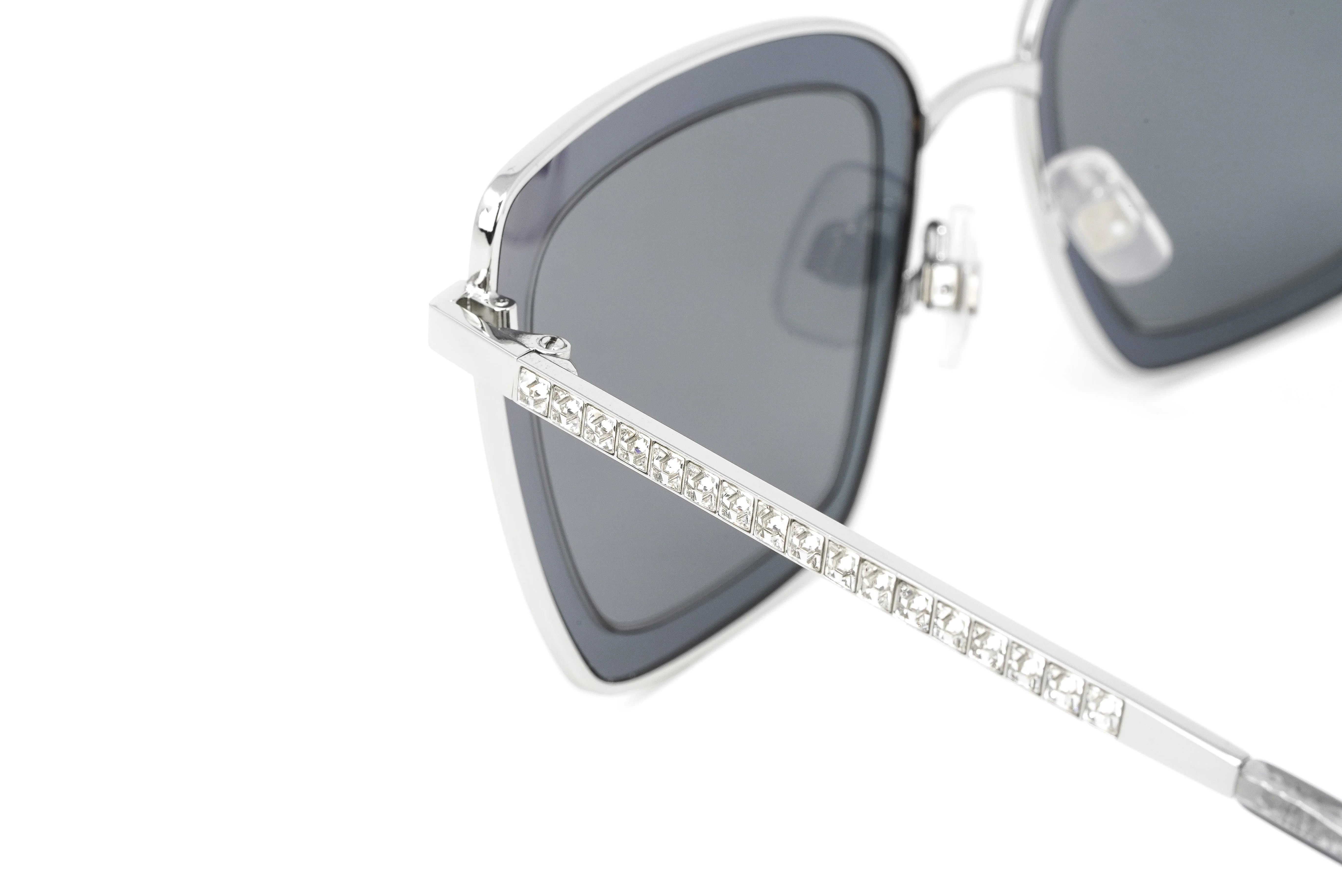 Swarovski Women's Sunglasses Square Cat Eye Mirror Pink - Image 5