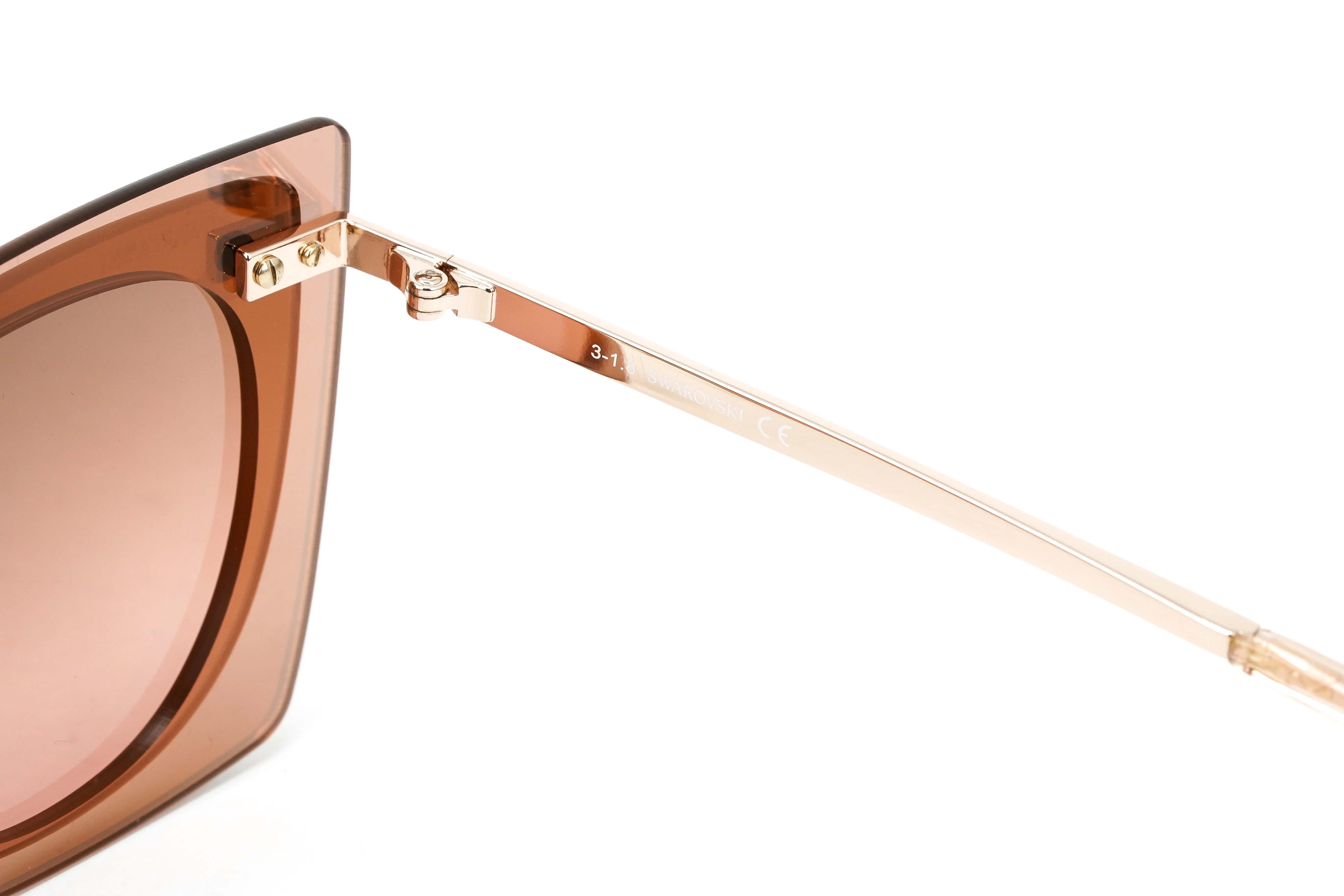 Swarovski Women's Sunglasses Square Rose Gold - Image 3