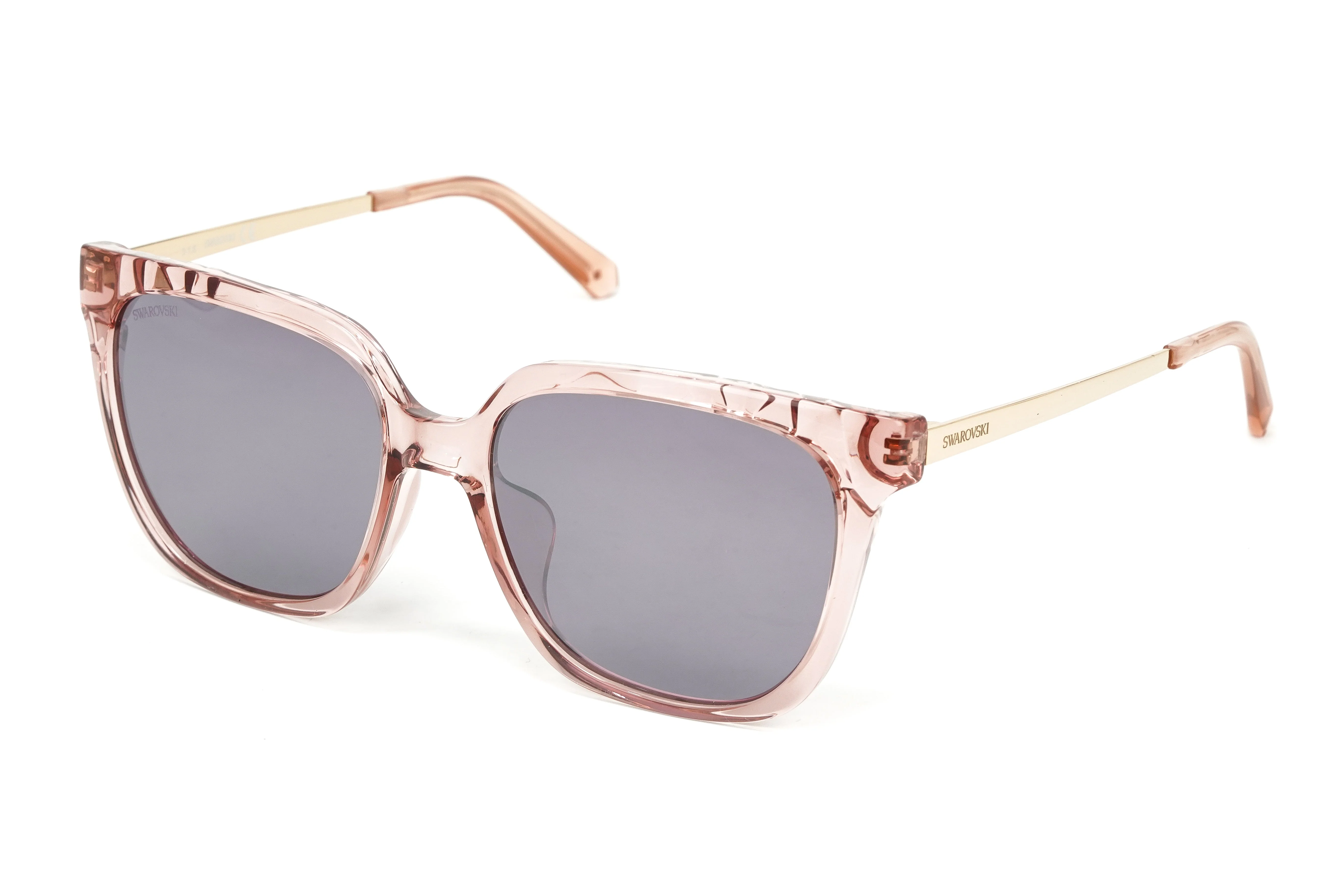 Swarovski Women's Sunglasses Square Translucent Pink - Image 2