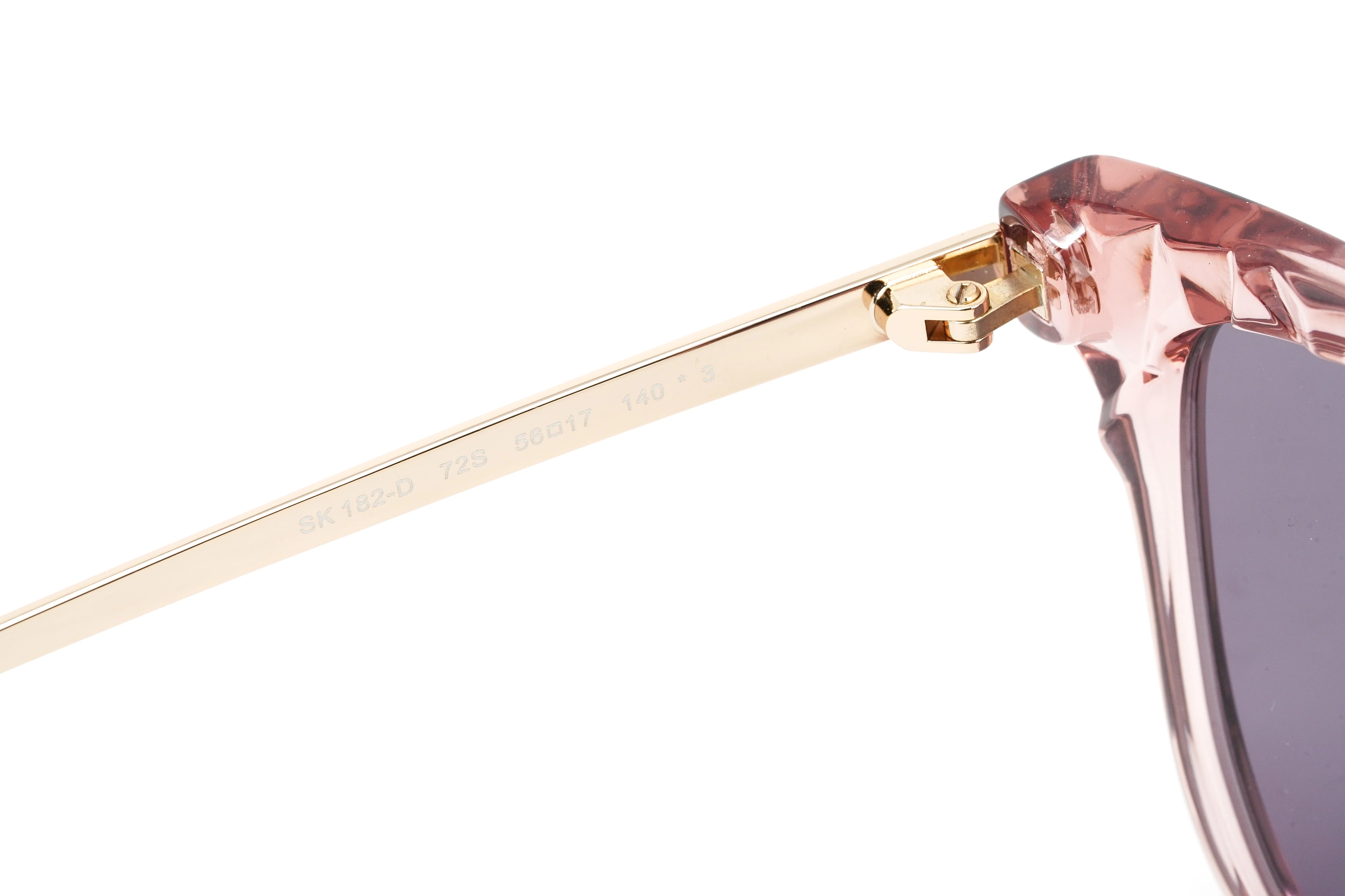 Swarovski Women's Sunglasses Square Translucent Pink - Image 4