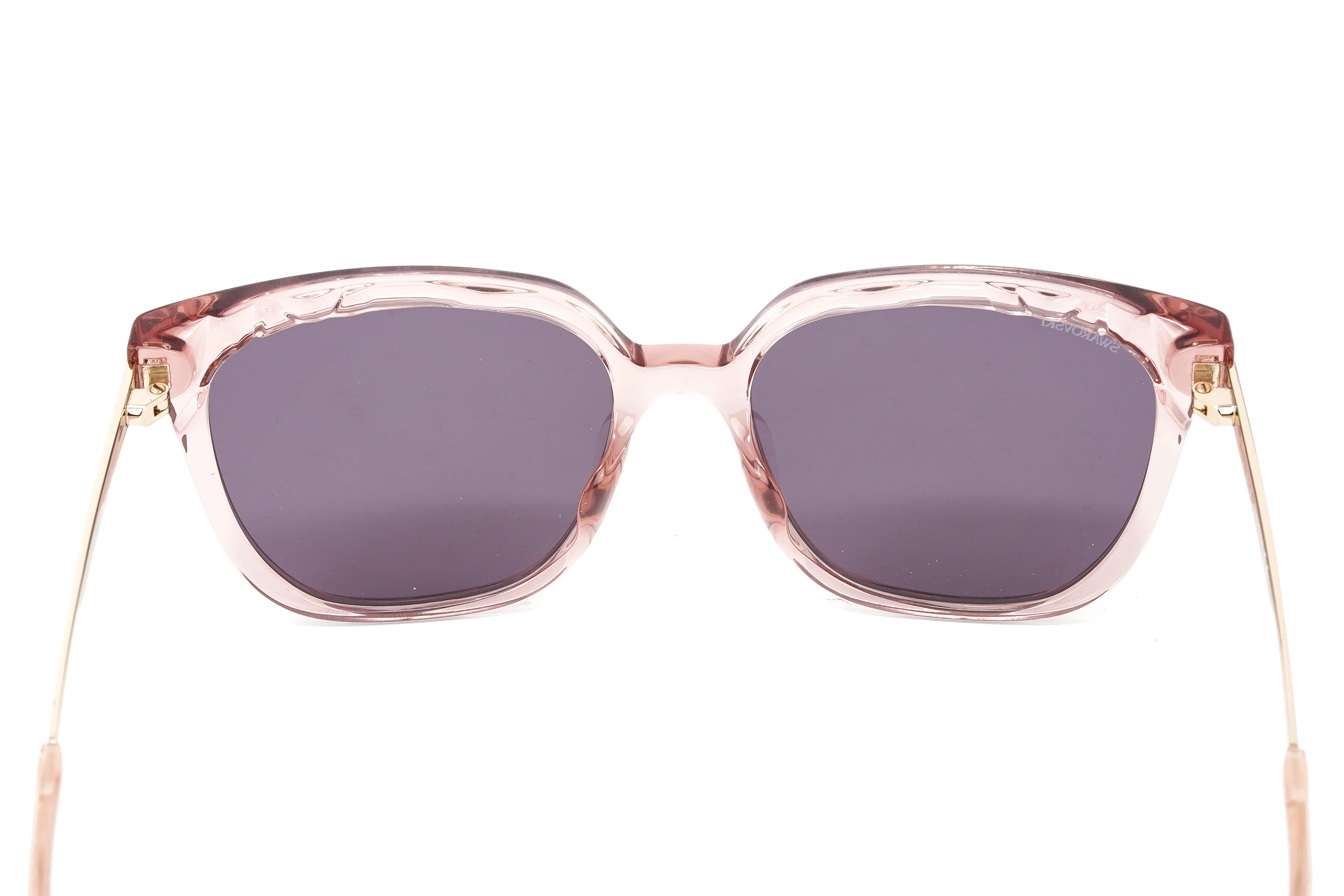Swarovski Women's Sunglasses Square Translucent Pink - Image 6