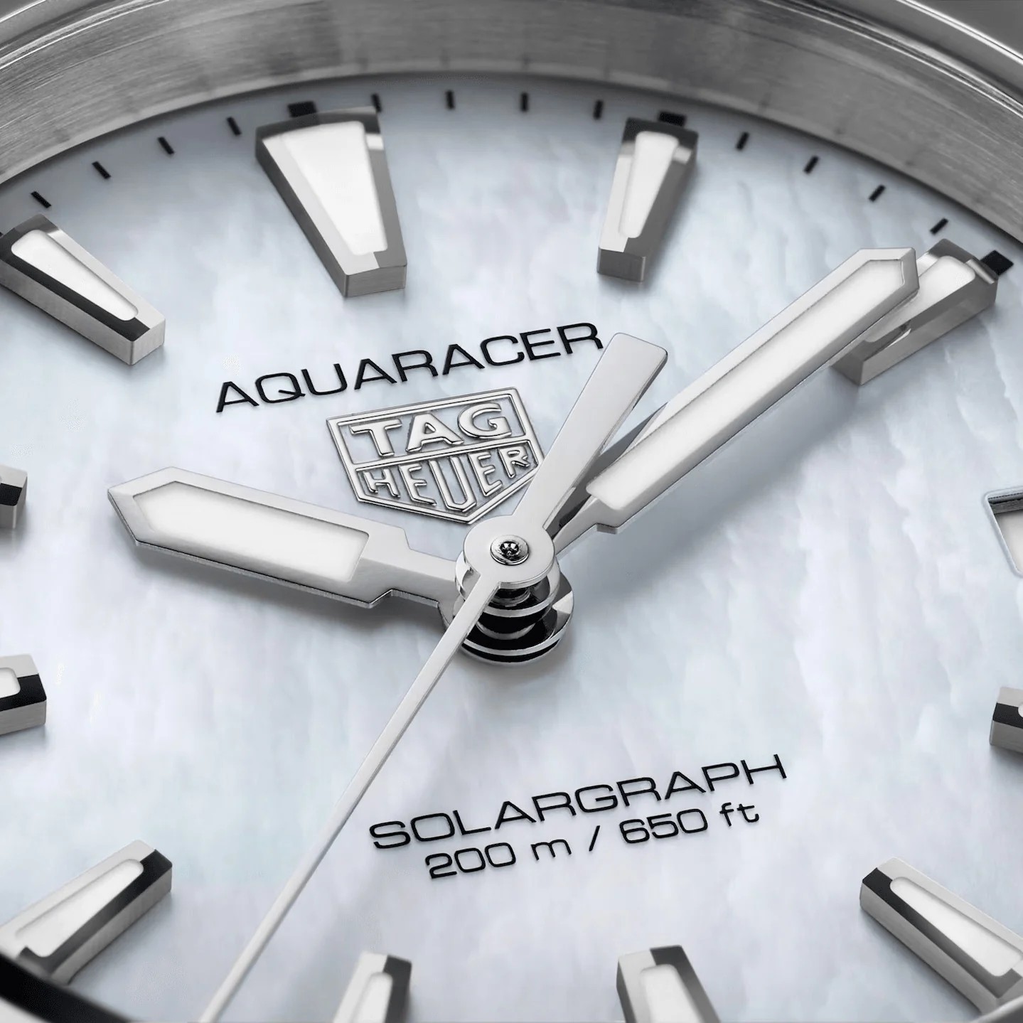 TAG Heuer Aquaracer Ladies White Solar Watch - Image 5