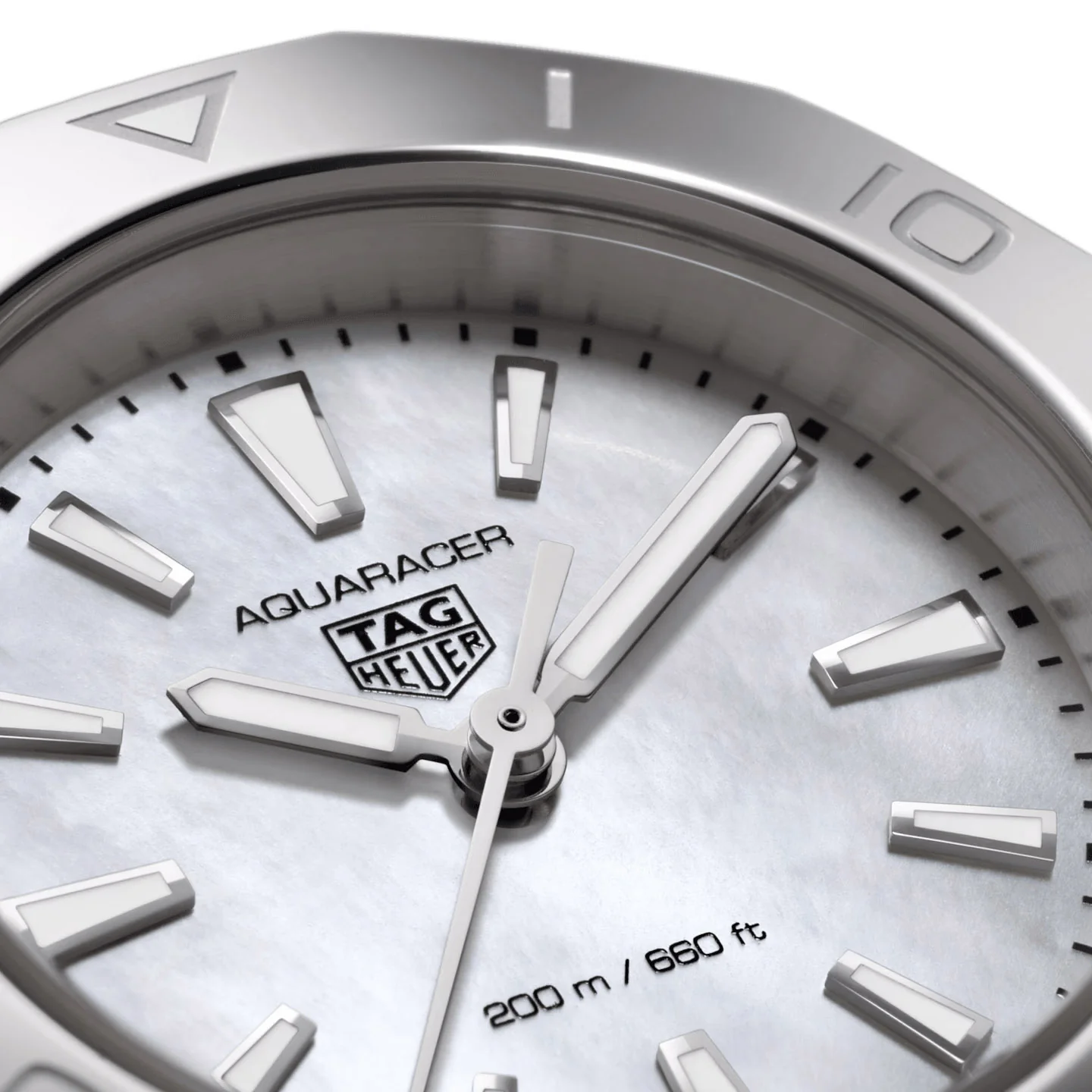 TAG Heuer Aquaracer Ladies White Mother-of-Pearl Quartz Watch - Image 5