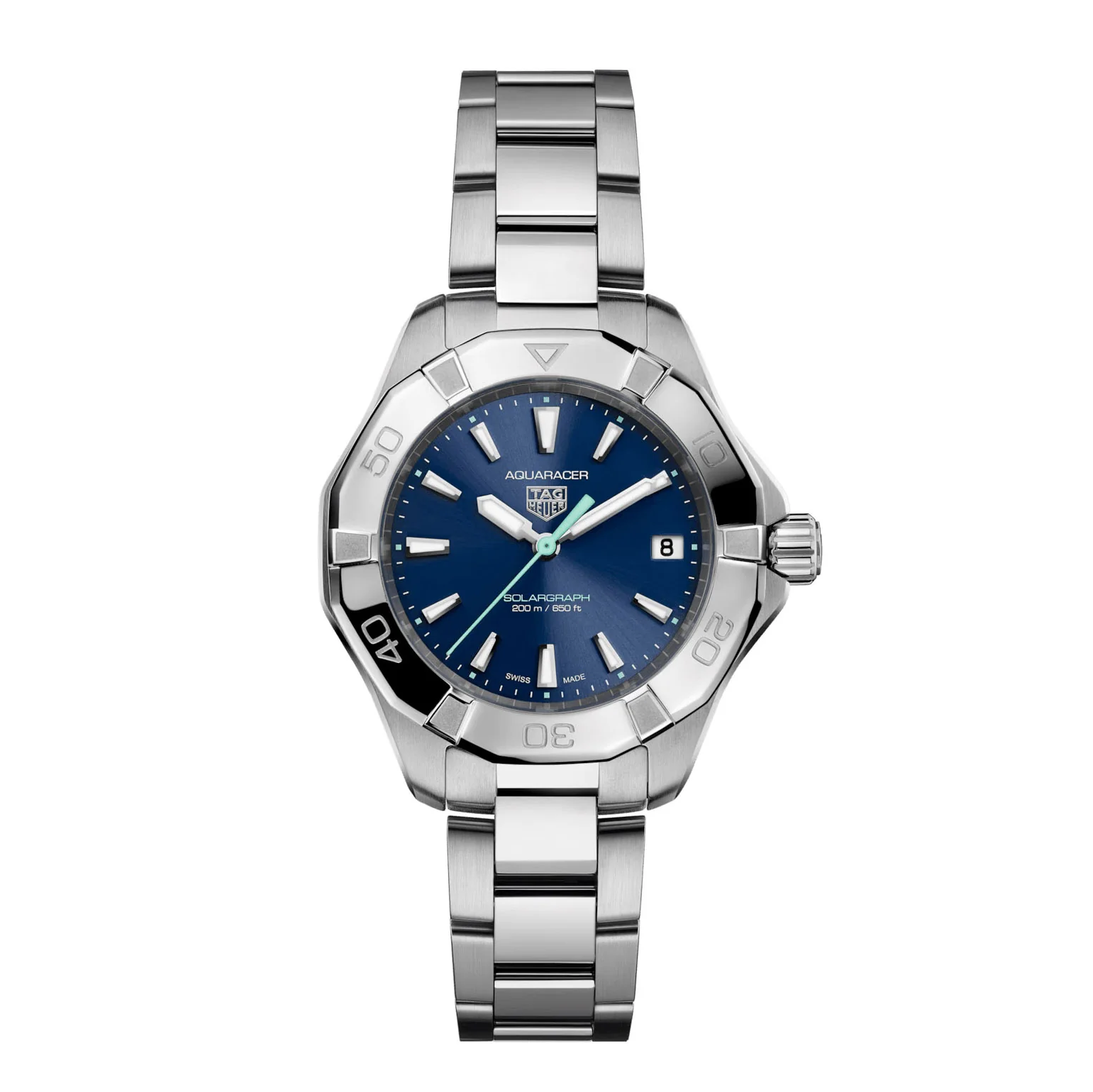 TAG Heuer Aquaracer Professional 200 Solargraph Ladies Blue Watch