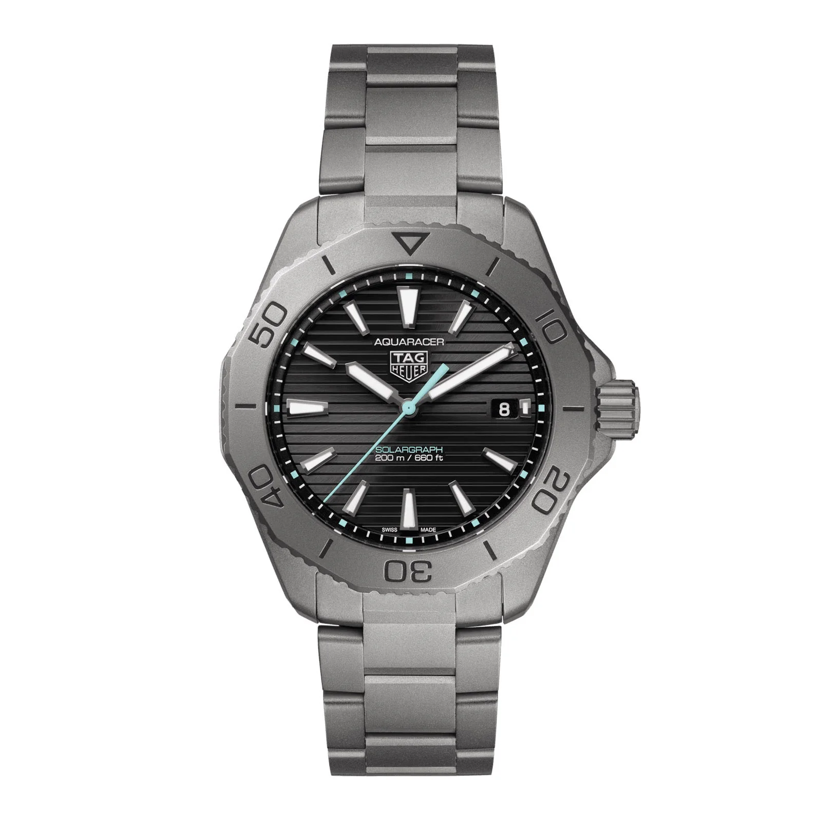 TAG Heuer Aquaracer Professional 200 Solargraph Men's Black Watch
