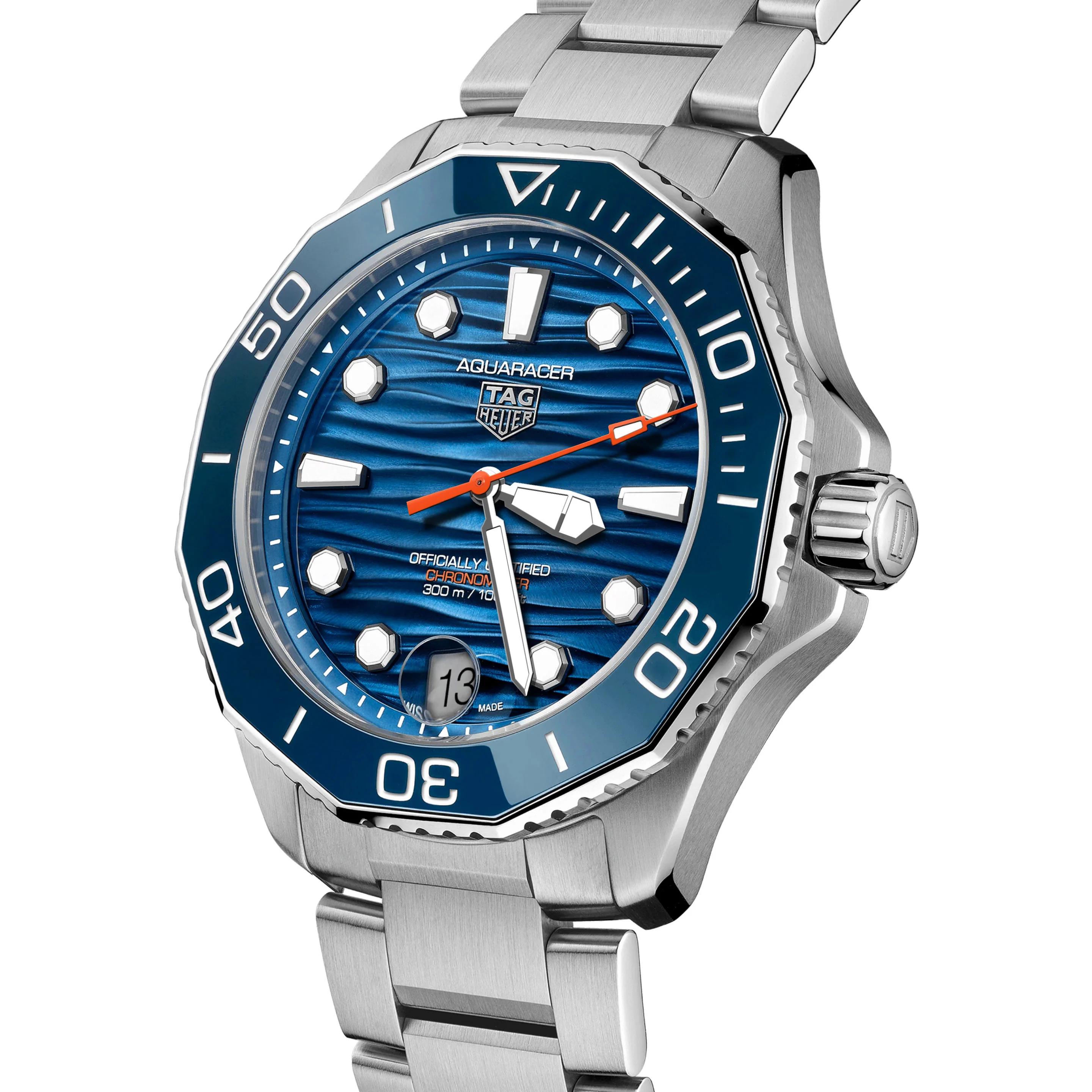 TAG Heuer Aquaracer Professional 300 Date Men’s Blue Automatic Watch - Image 4