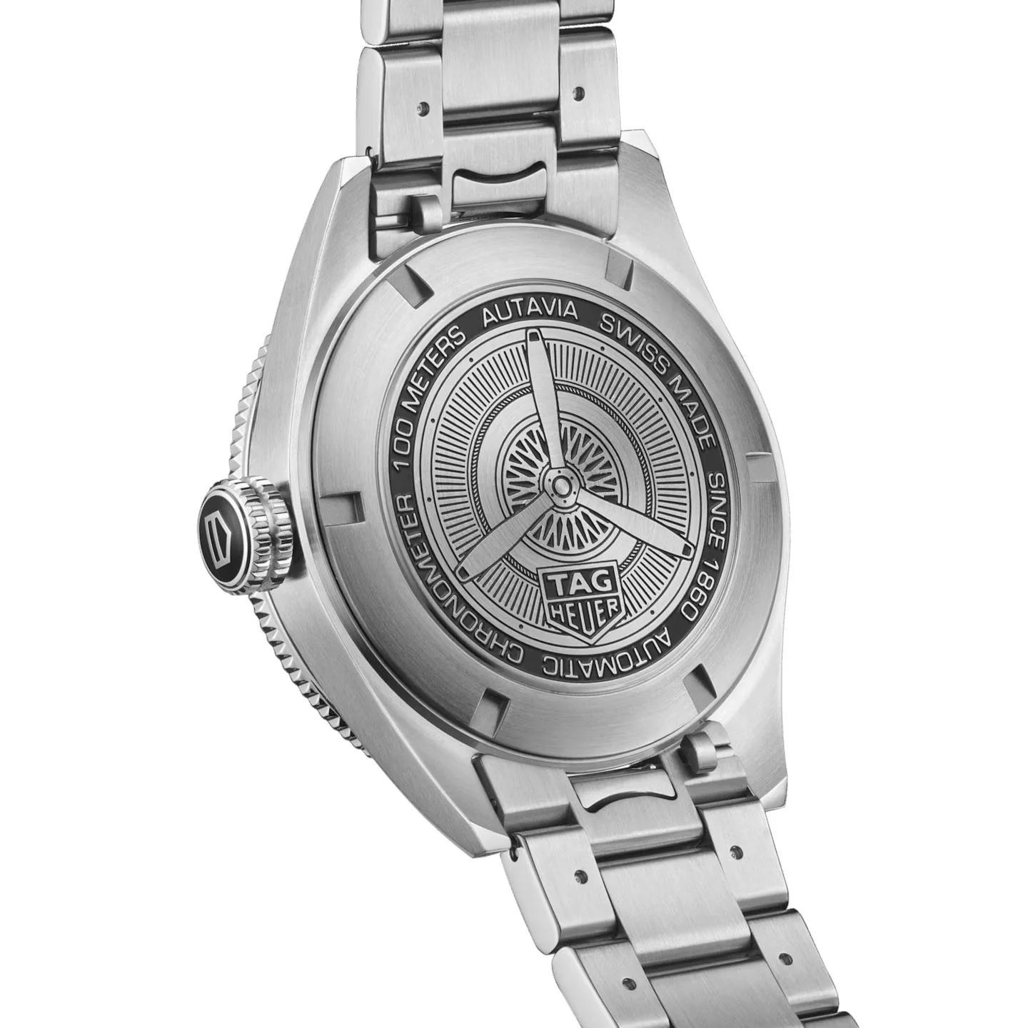 TAG Heuer Autavia Men's Blue GMT COSC Automatic Watch - Image 3