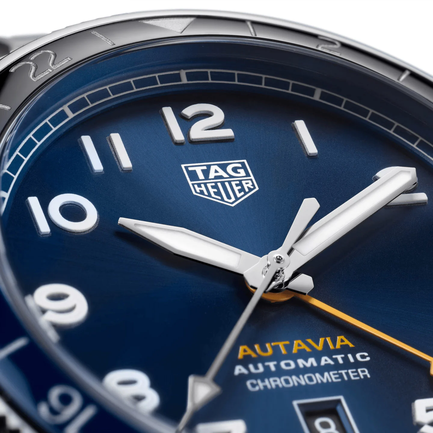 TAG Heuer Autavia Men's Blue GMT COSC Automatic Watch - Image 5