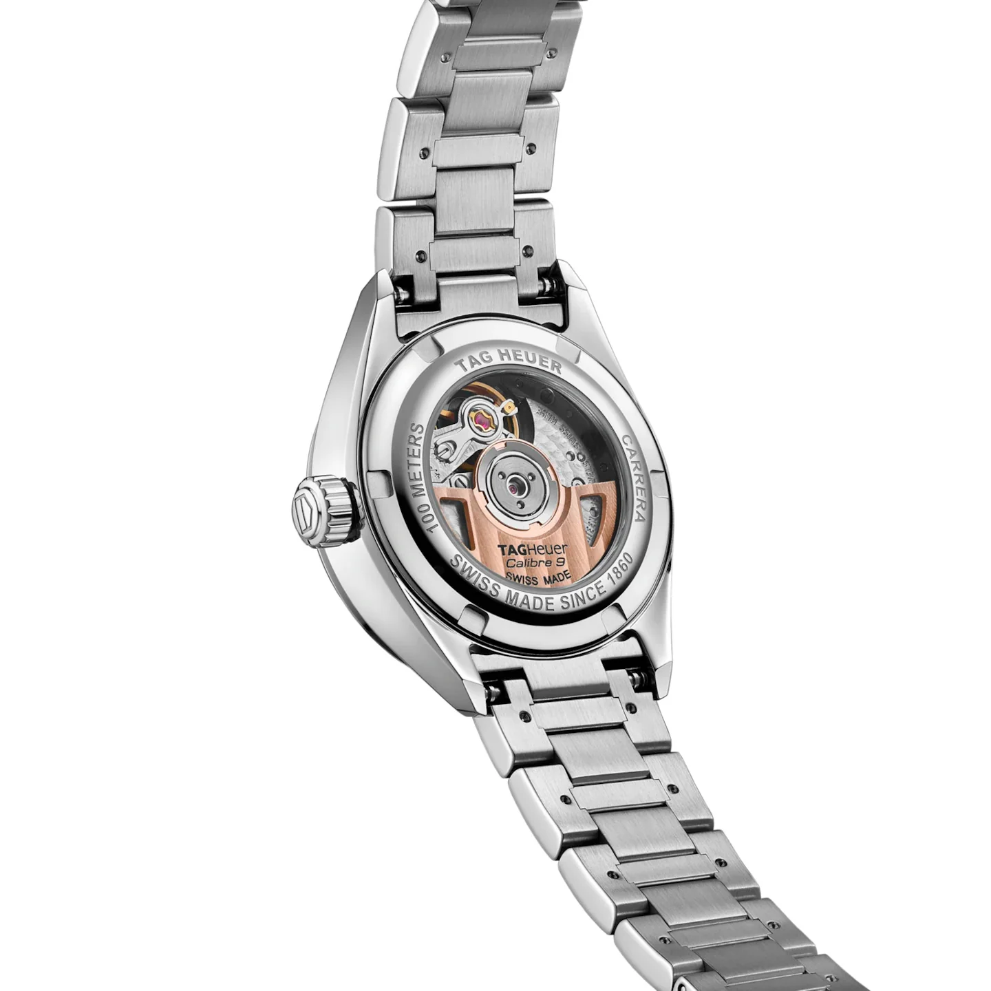TAG Heuer Carrera Ladies Blue Diamond Automatic Watch - Image 3
