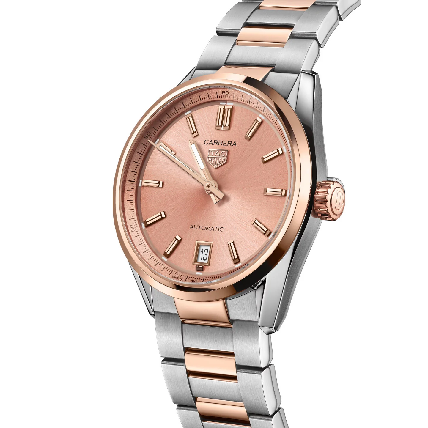 TAG Heuer Carrera Ladies Pink Copper Automatic Watch - Image 2