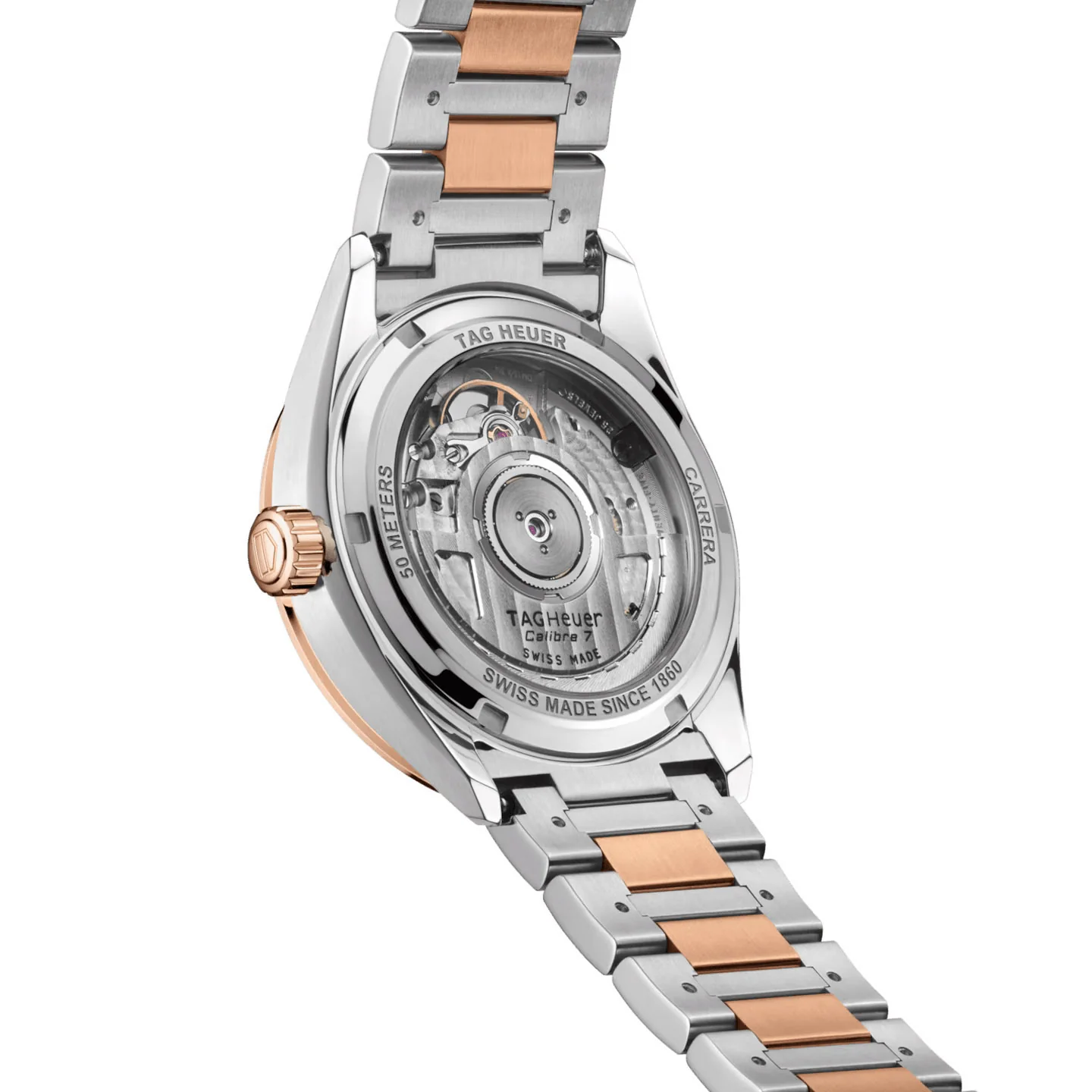 TAG Heuer Carrera Ladies Pink Copper Automatic Watch - Image 3