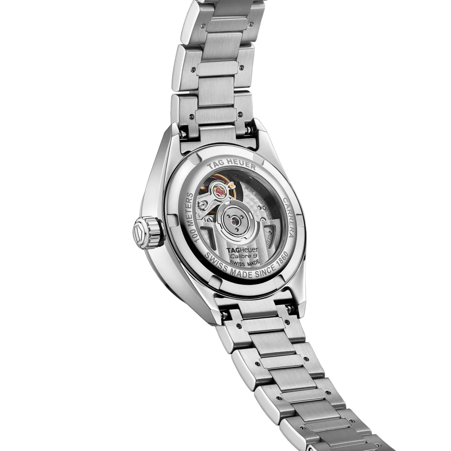 TAG Heuer Carrera Ladies White Diamond Automatic Watch - Image 3