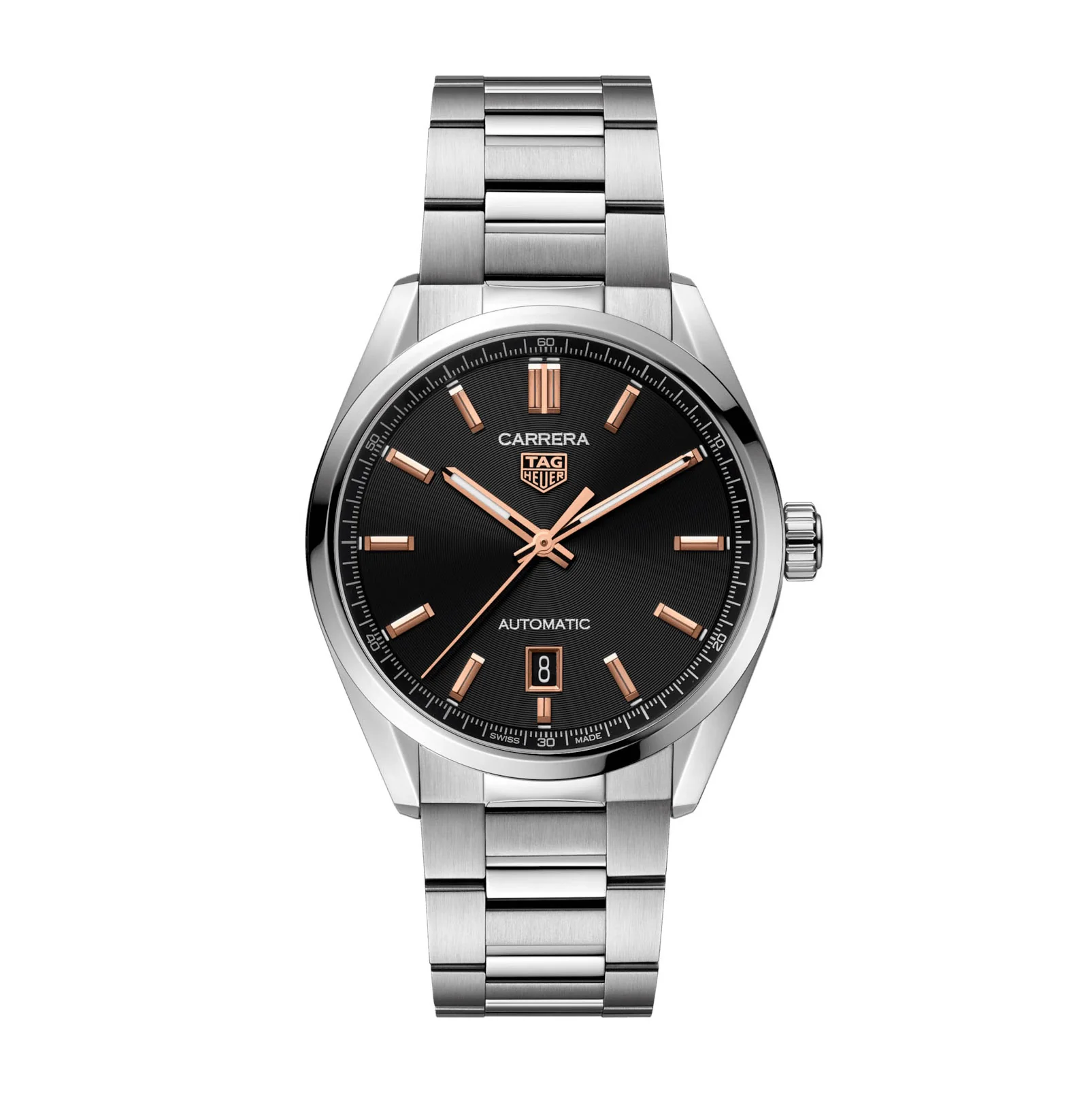 TAG Heuer Carrera Men's Black and Rose Gold Automatic Watch