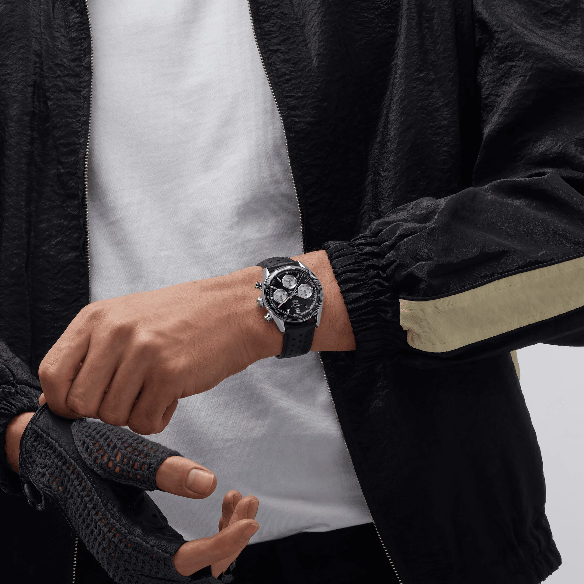 TAG Heuer Carrera Men's Black Chronograph Watch - Image 5