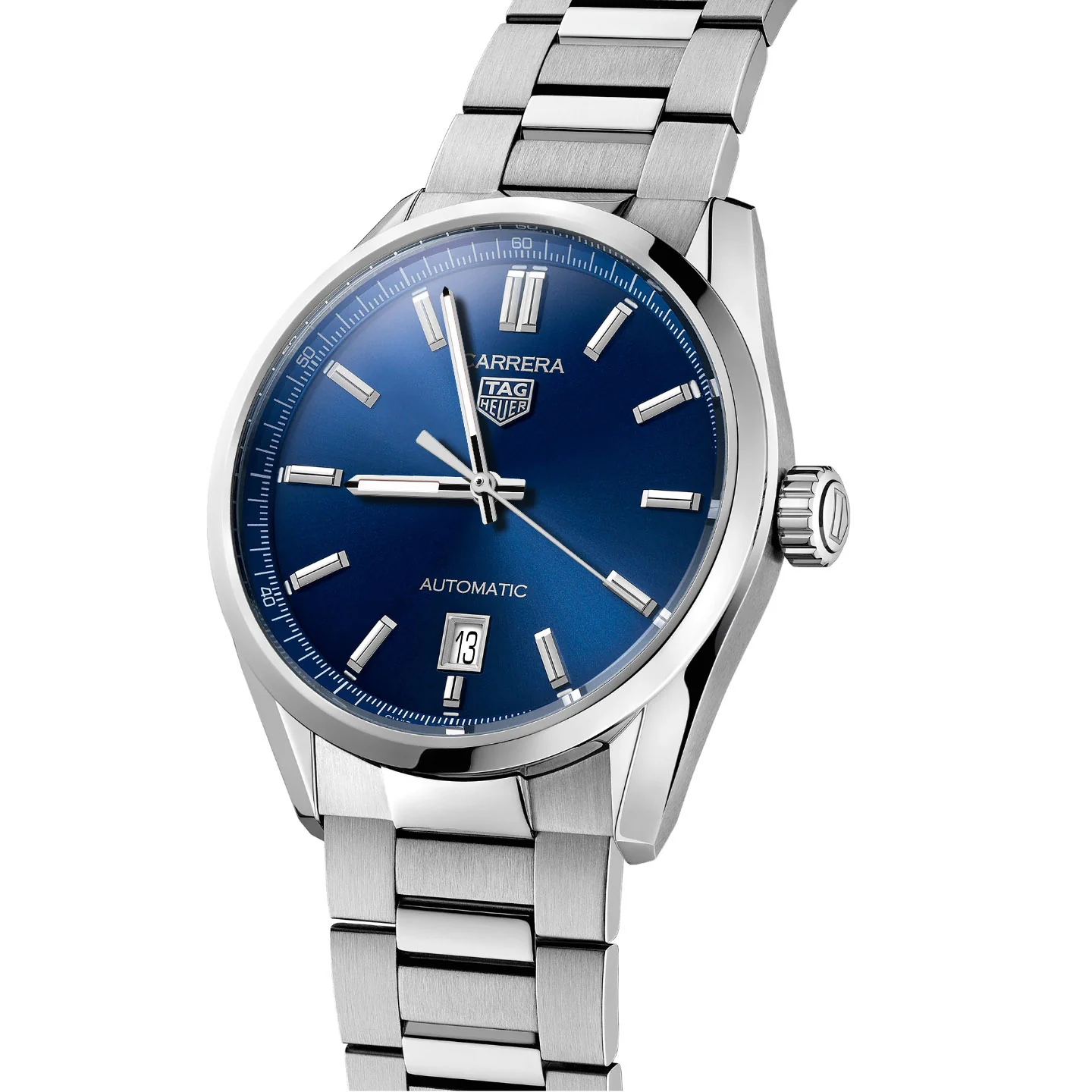 TAG Heuer Carrera Men's Blue Automatic Watch - Image 2