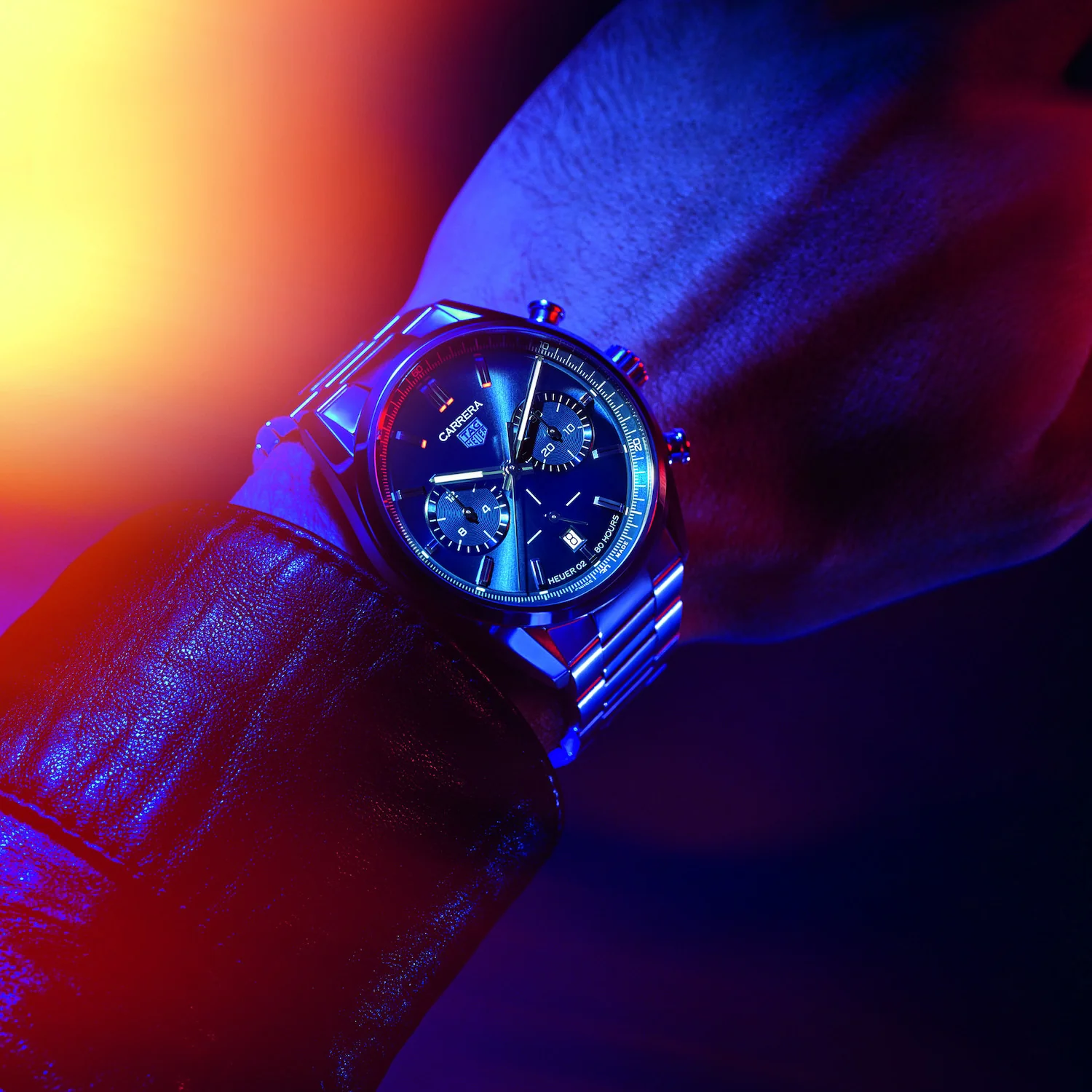 Tag Heuer Carrera Men's Blue Chronograph Watch - Image 7