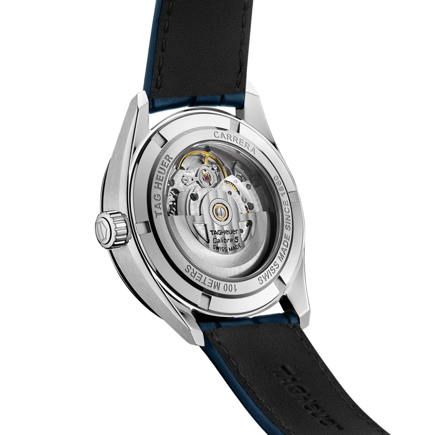 TAG Heuer Carrera Men's Blue Date Automatic Watch - Image 3
