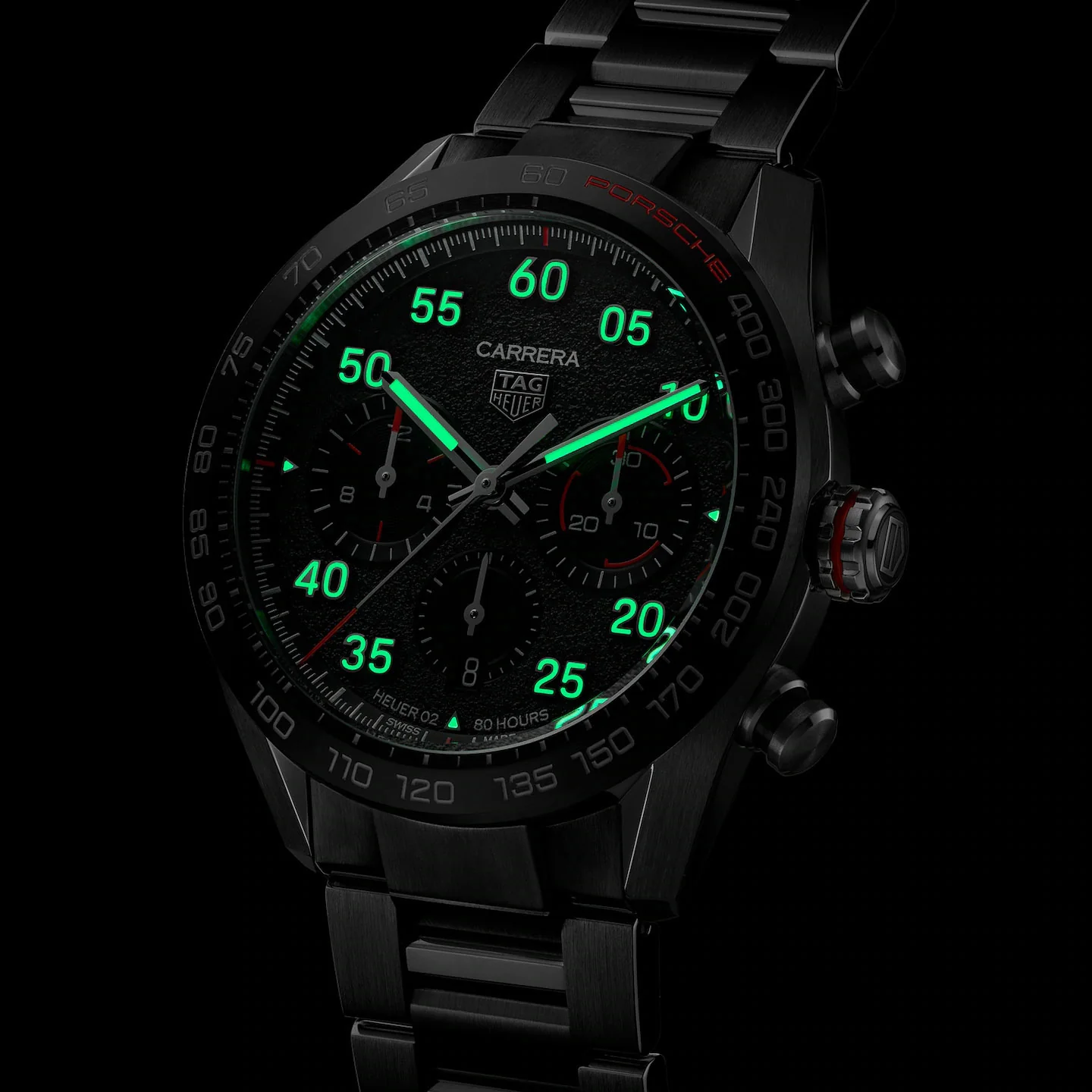 Tag Heuer Carrera Men's Grey Chronograph X Porsche Watch - Image 6