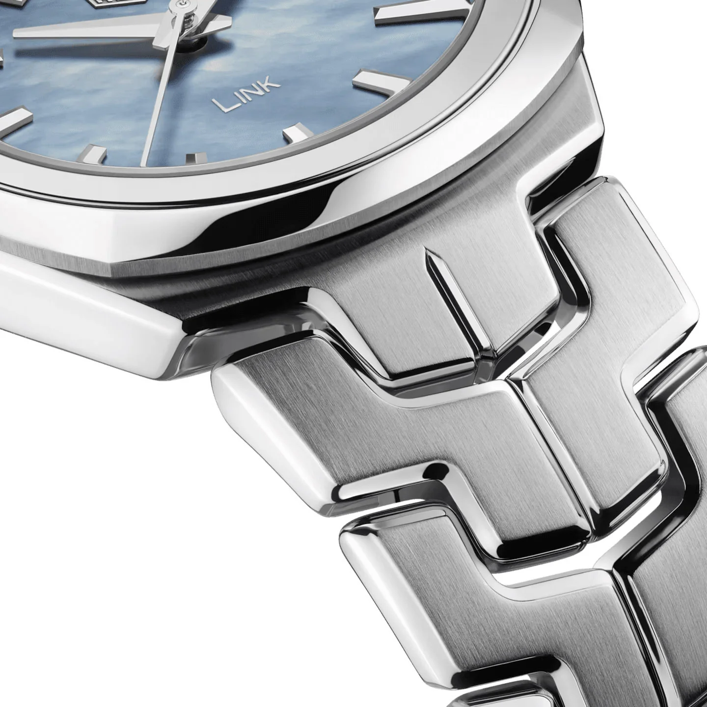 Tag Heuer Link Women's Blue Date Watch - Image 5