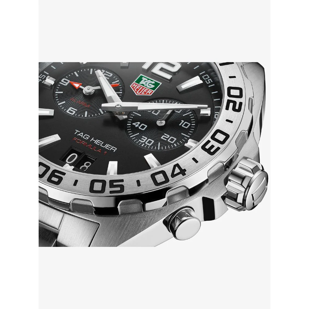 Tag Heuer Formula 1 Men's Black Alarm Watch - Image 3