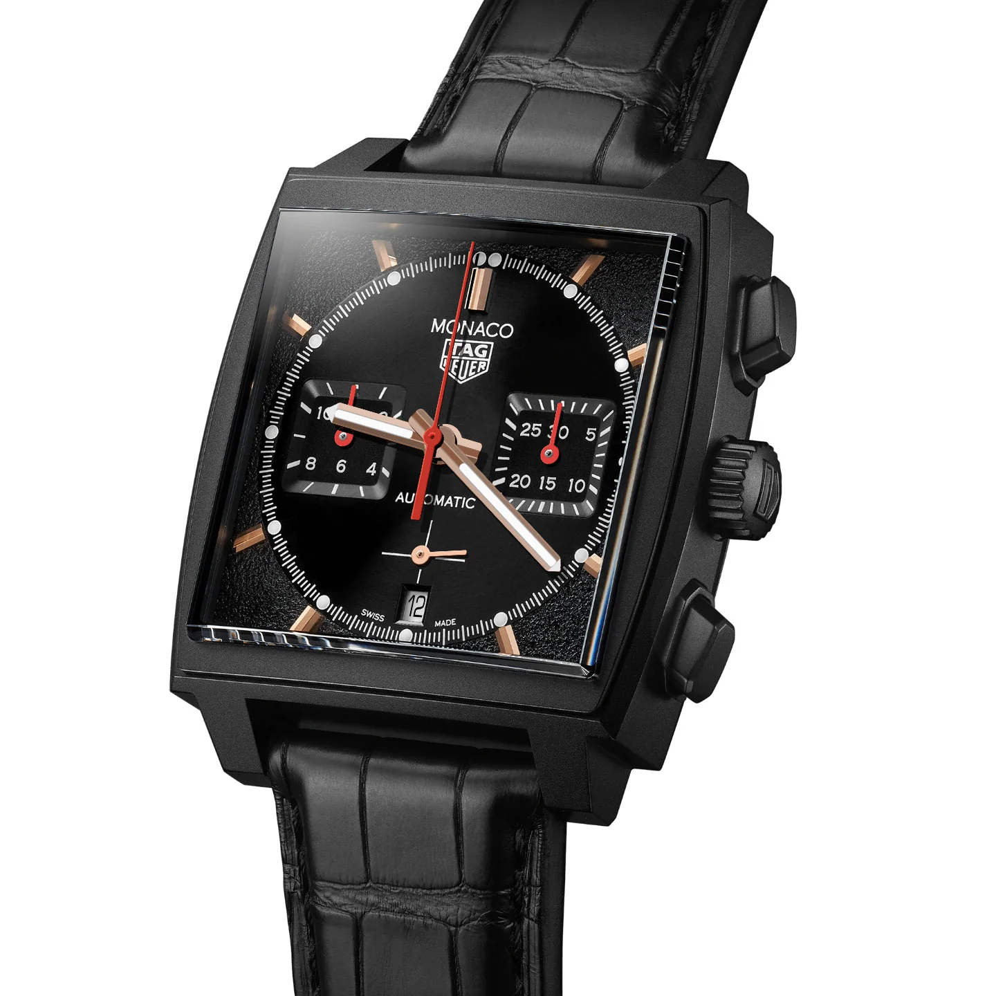 Tag Heuer Monaco Men's Black Special Edition Chronograph Watch - Image 2
