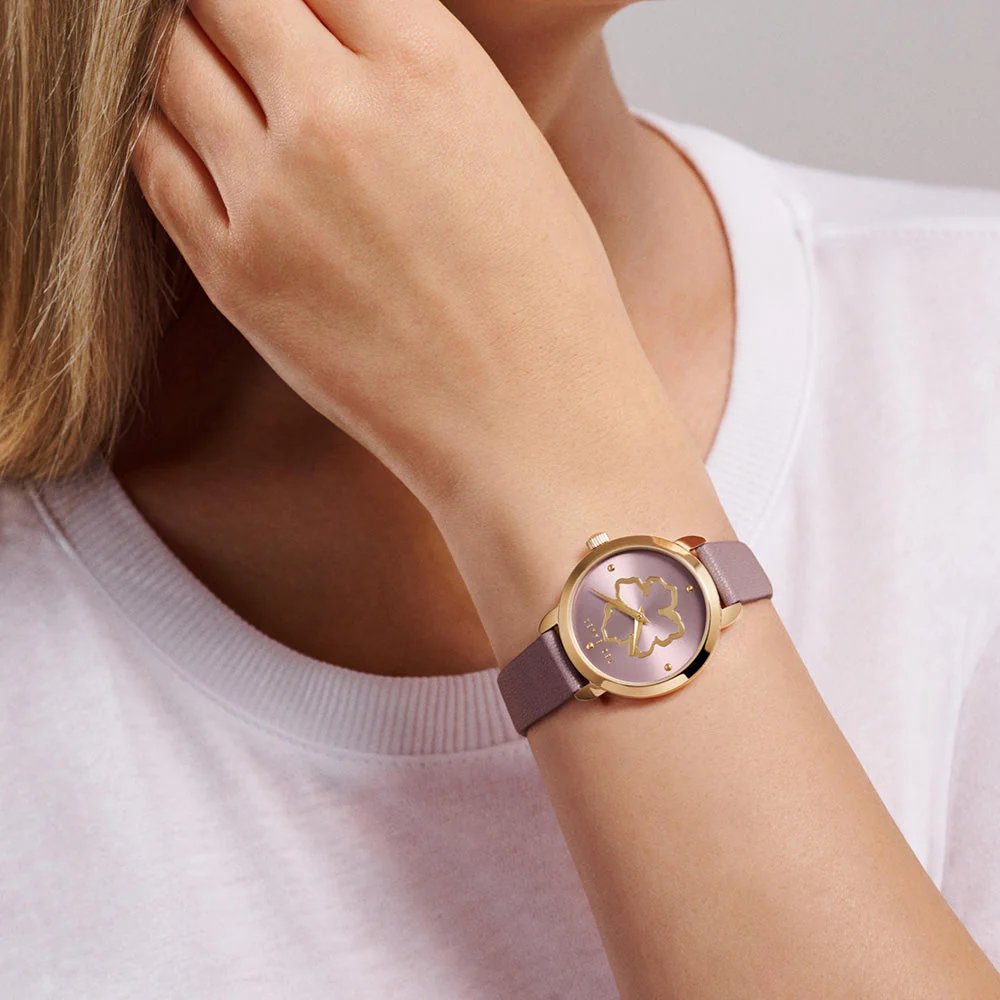Ted Baker Fleure Ladies Purple Watch - Image 4