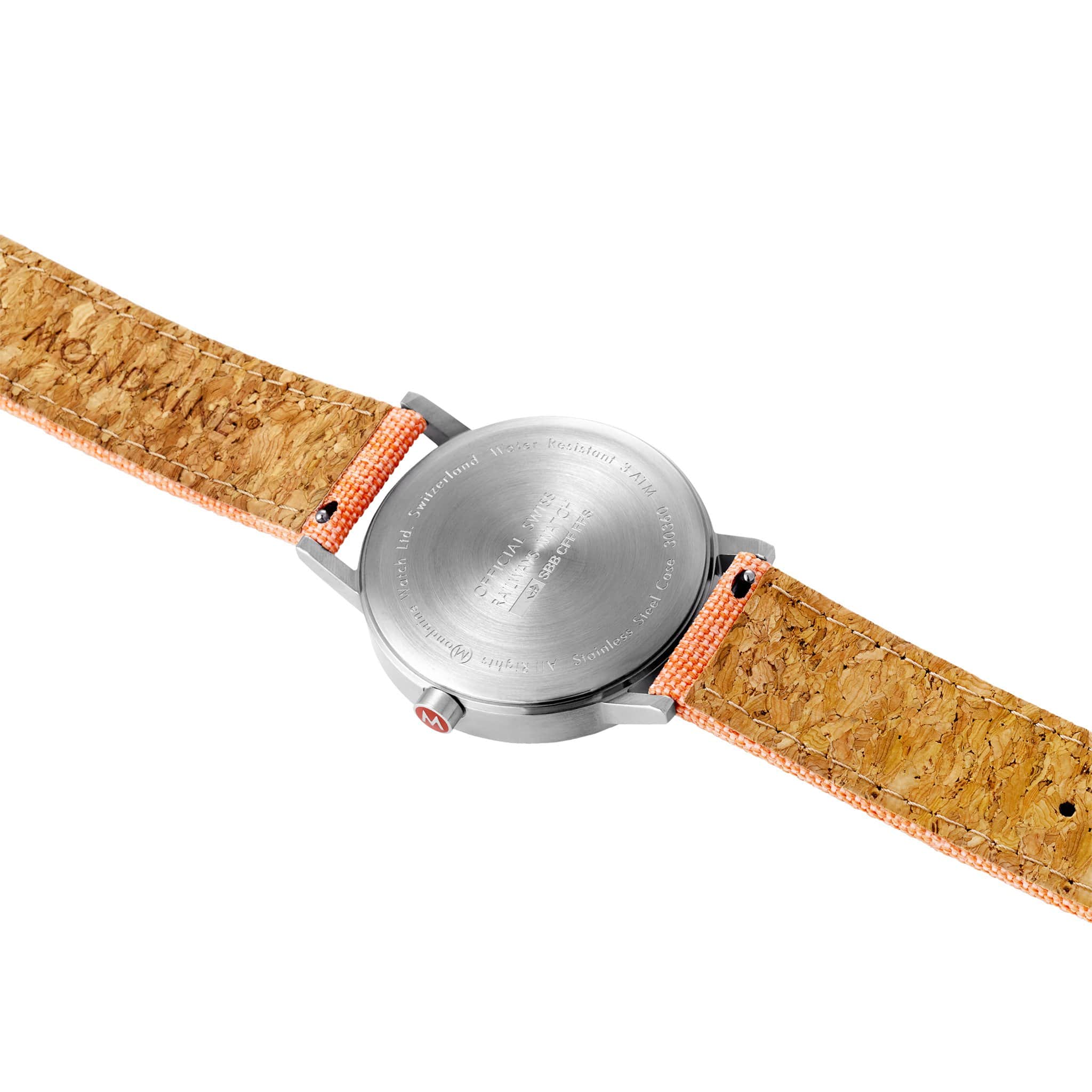 Mondaine Watch Classic Citrus Orange - Image 2