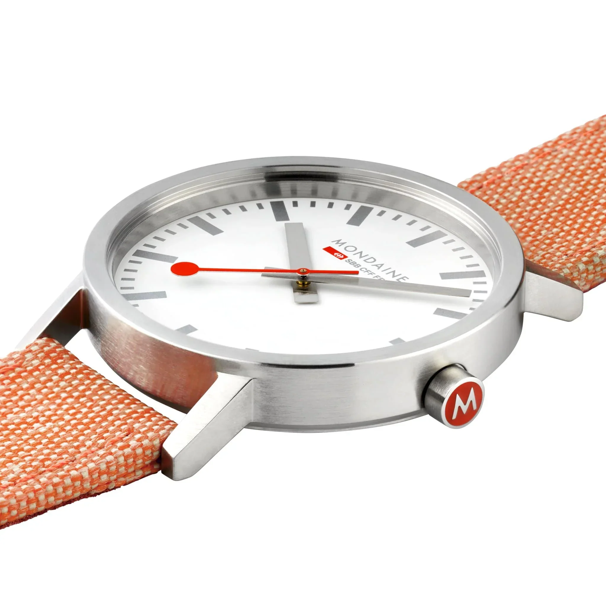 Mondaine Watch Classic Citrus Orange - Image 3