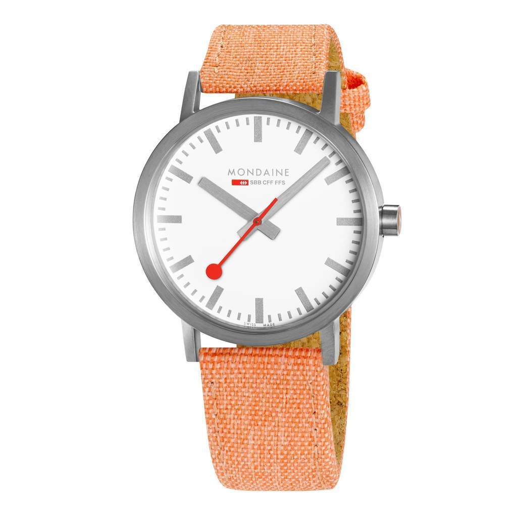 Mondaine Watch Classic Citrus Orange - Image 5