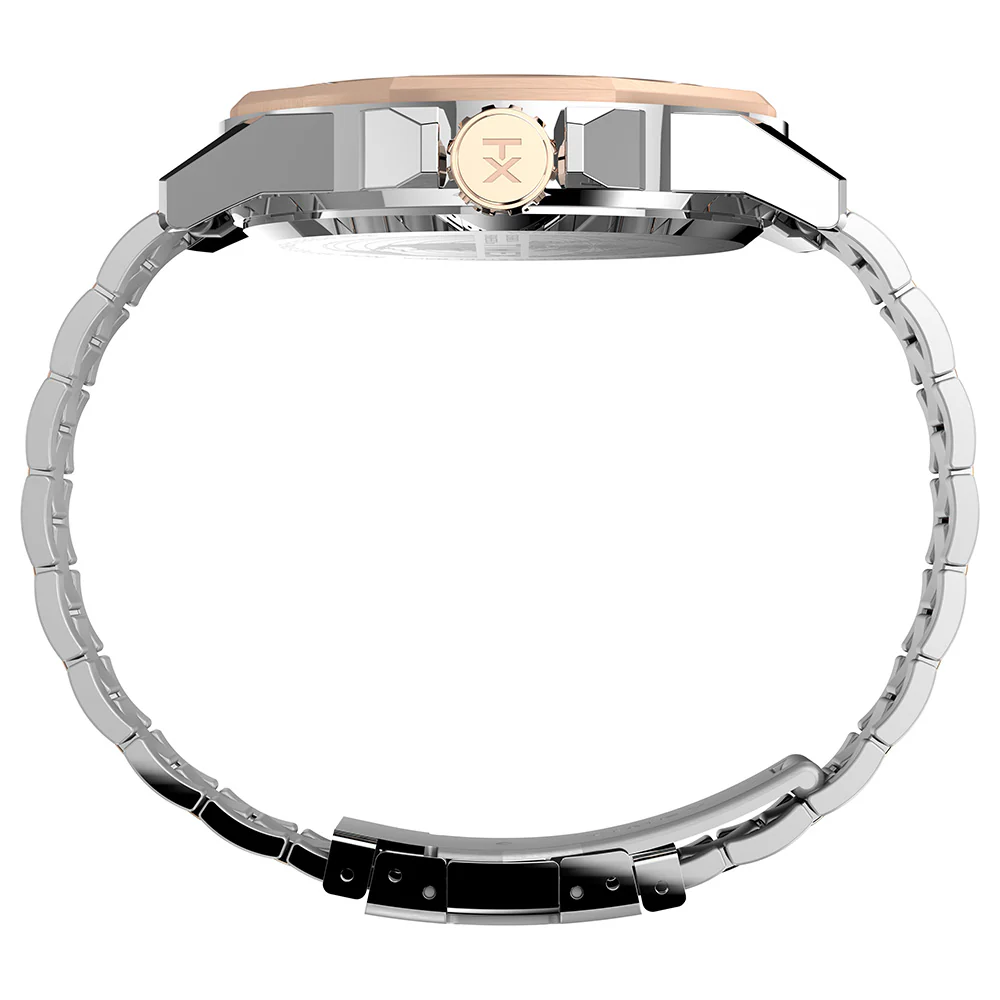 Timex Essex Men's Two-Tone Rose Gold Watch - Image 3
