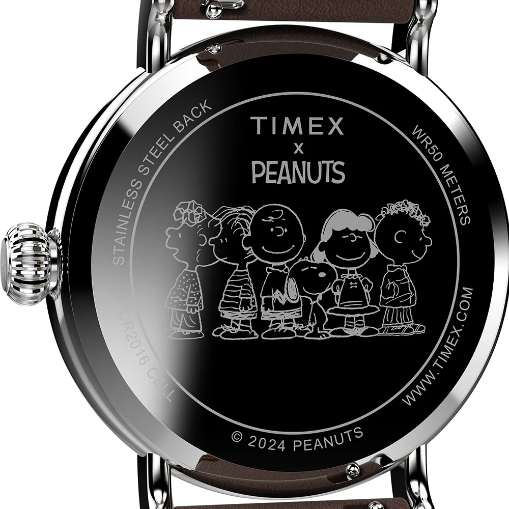 Timex Peanuts Waterbury Standard Men's White Watch - Image 2