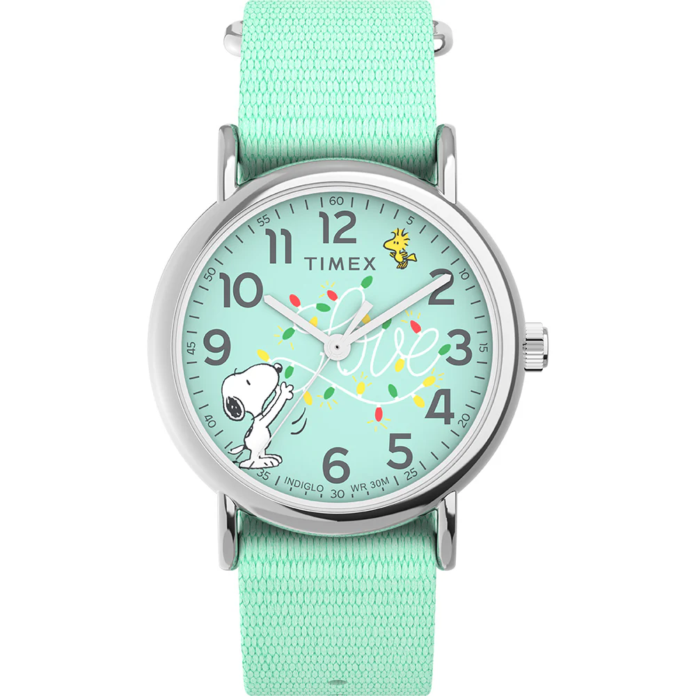 Timex Peanuts Weekender Unisex Blue Watch