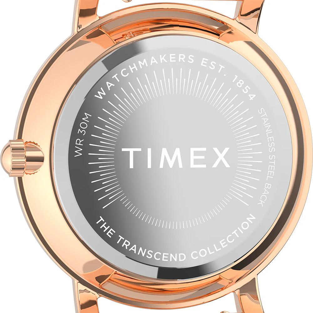 Timex Transcend Ladies Rose Gold Watch - Image 2
